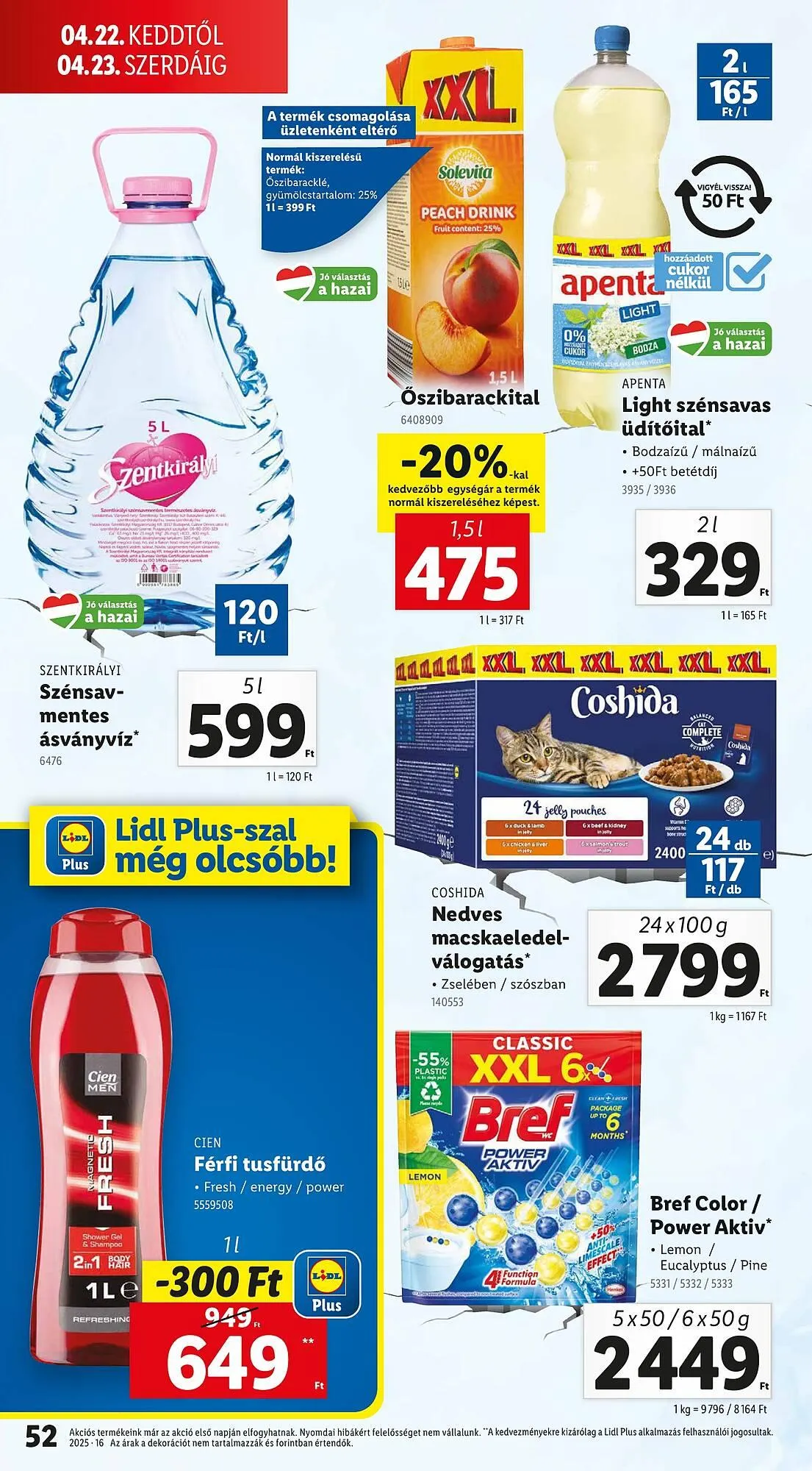Katalógus Lidl akciós újság április 16.-tól április 19.-ig 2025. - Oldal 52