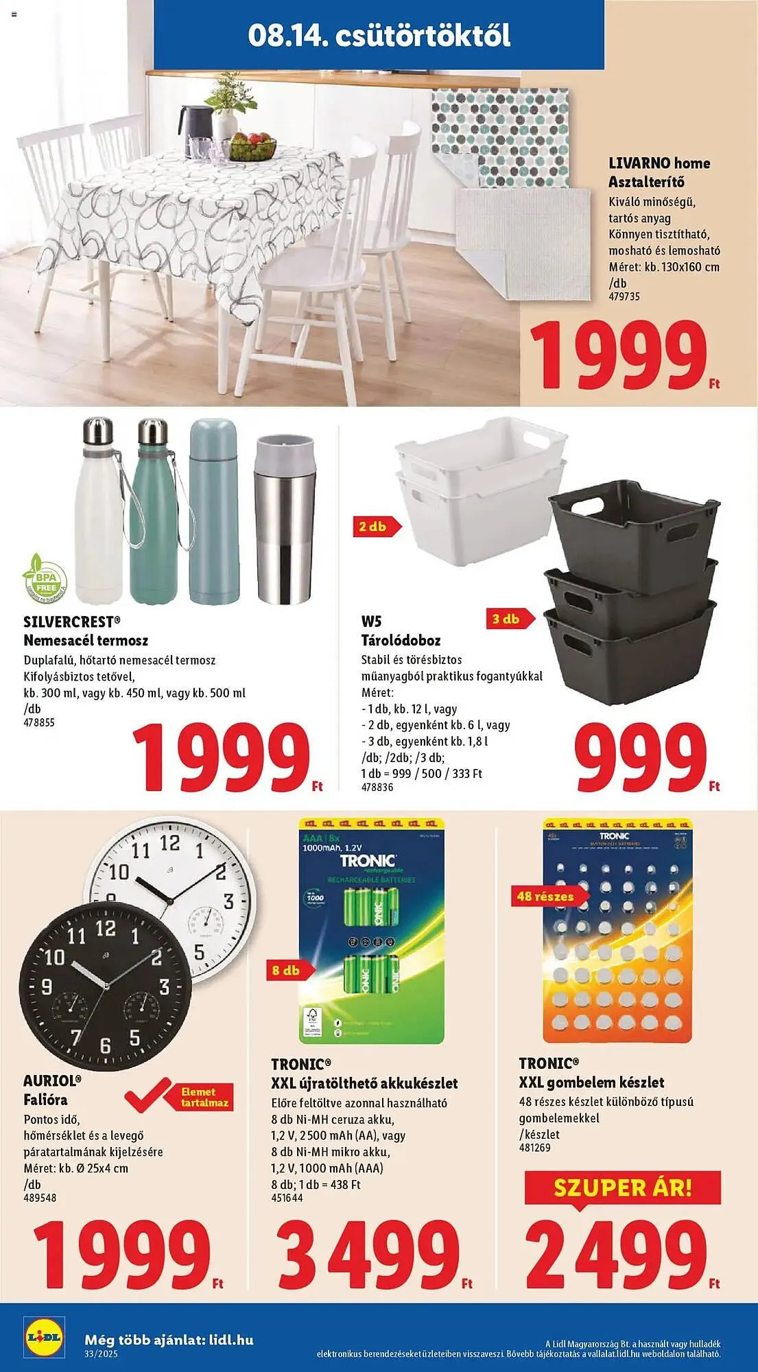 Katalógus Lidl akciós újság augusztus 14.-tól augusztus 20.-ig 2025. - Oldal 10