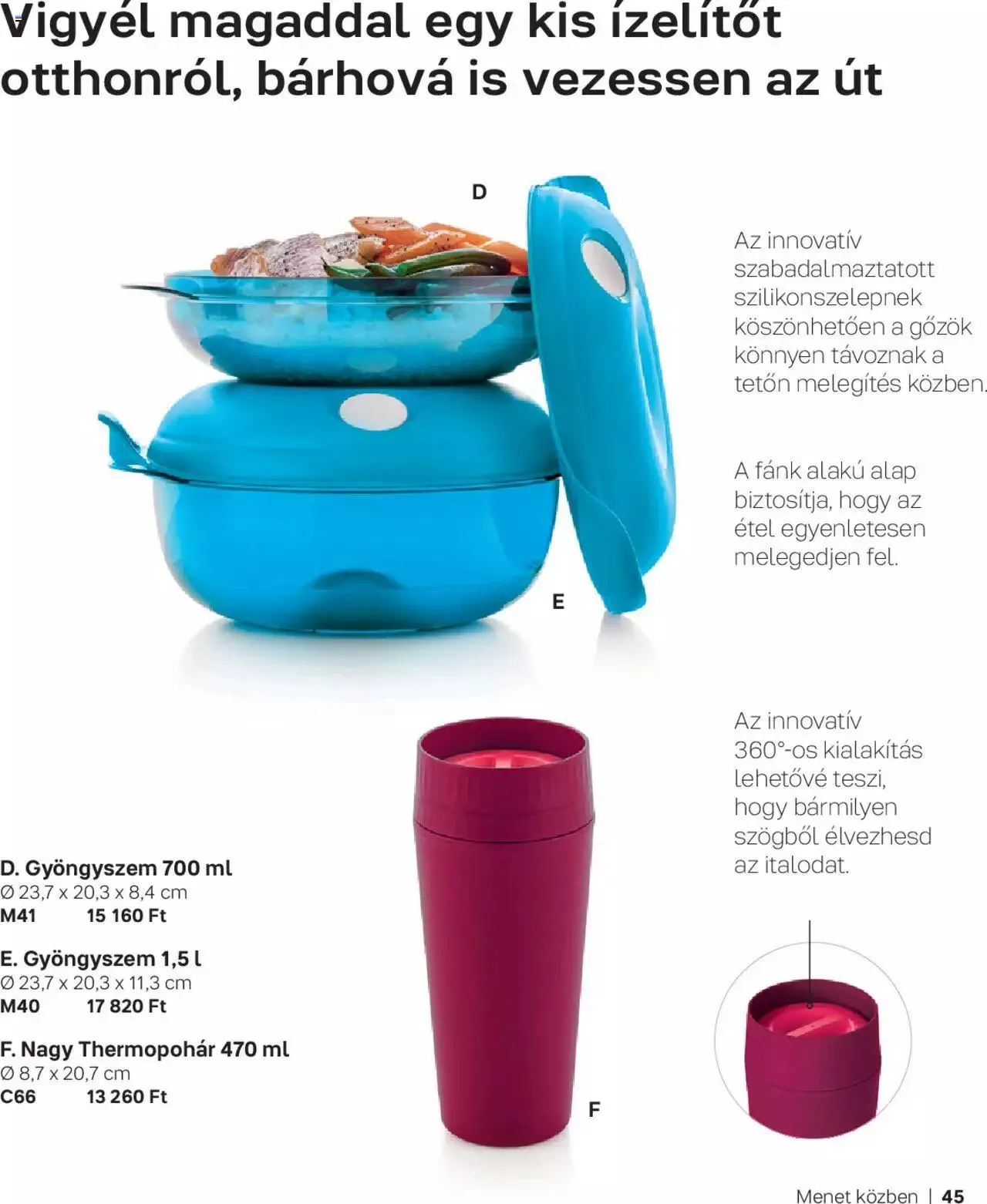Katalógus Tupperware - Őszi & Téli Katalógus 2023/24 szeptember 1.-tól december 31.-ig 2023. - Oldal 45