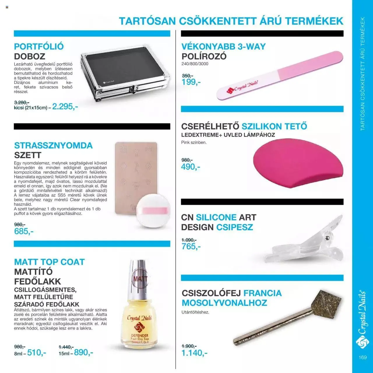 Katalógus Crystal Nails - Nagykatalógus 22/23 március 8.-tól december 31.-ig 2023. - Oldal 169