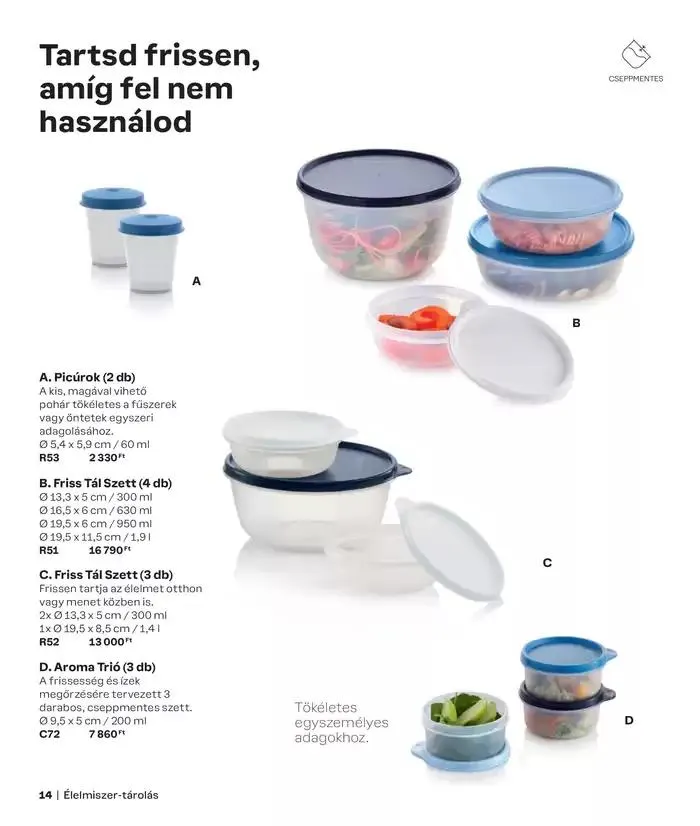 Katalógus Tupperware Autumn - Winter 2024/2025 Catalogue október 3.-tól március 23.-ig 2025. - Oldal 14