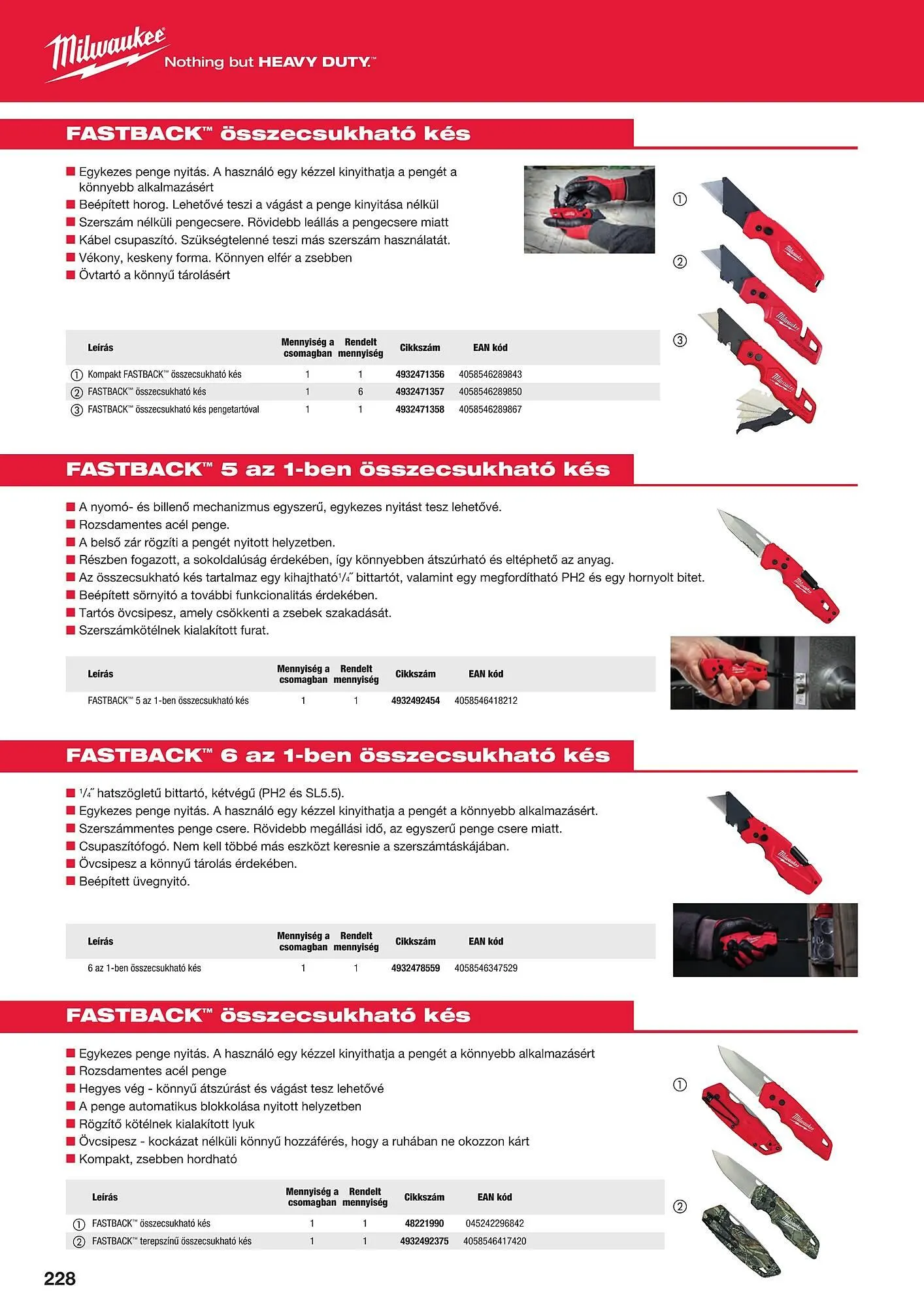 Katalógus Milwaukeetool akciós újság augusztus 14.-tól december 31.-ig 2024. - Oldal 228