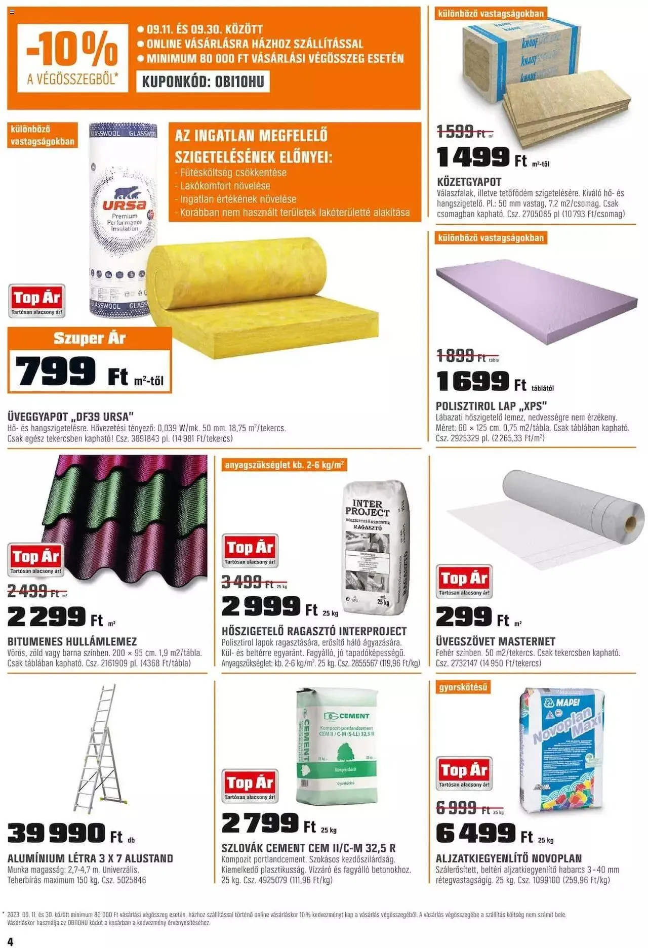 Katalógus OBI Akciós újság szeptember 1.-tól szeptember 30.-ig 2023. - Oldal 4