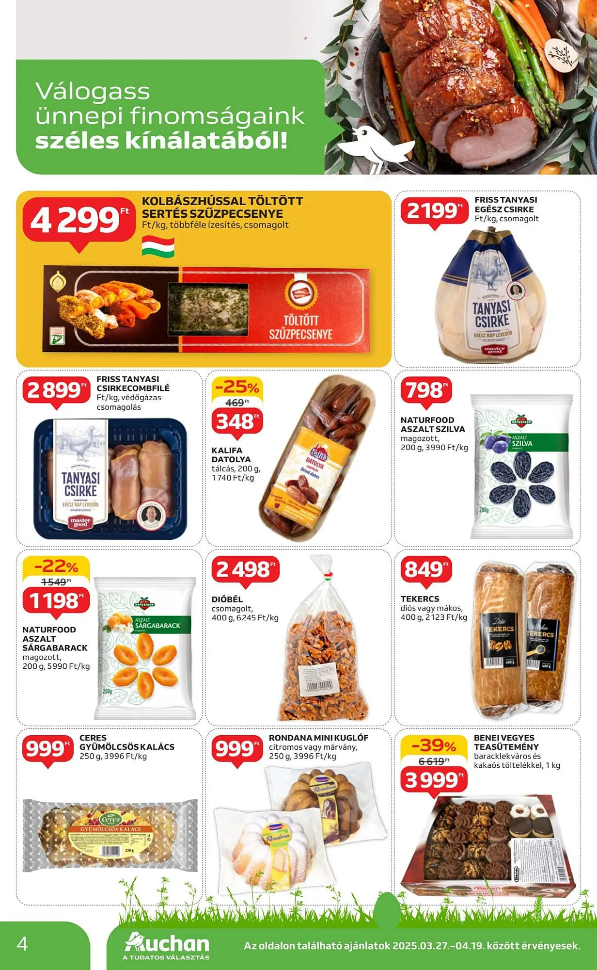 Katalógus Auchan akciós újság március 27.-tól április 2.-ig 2025. - Oldal 4