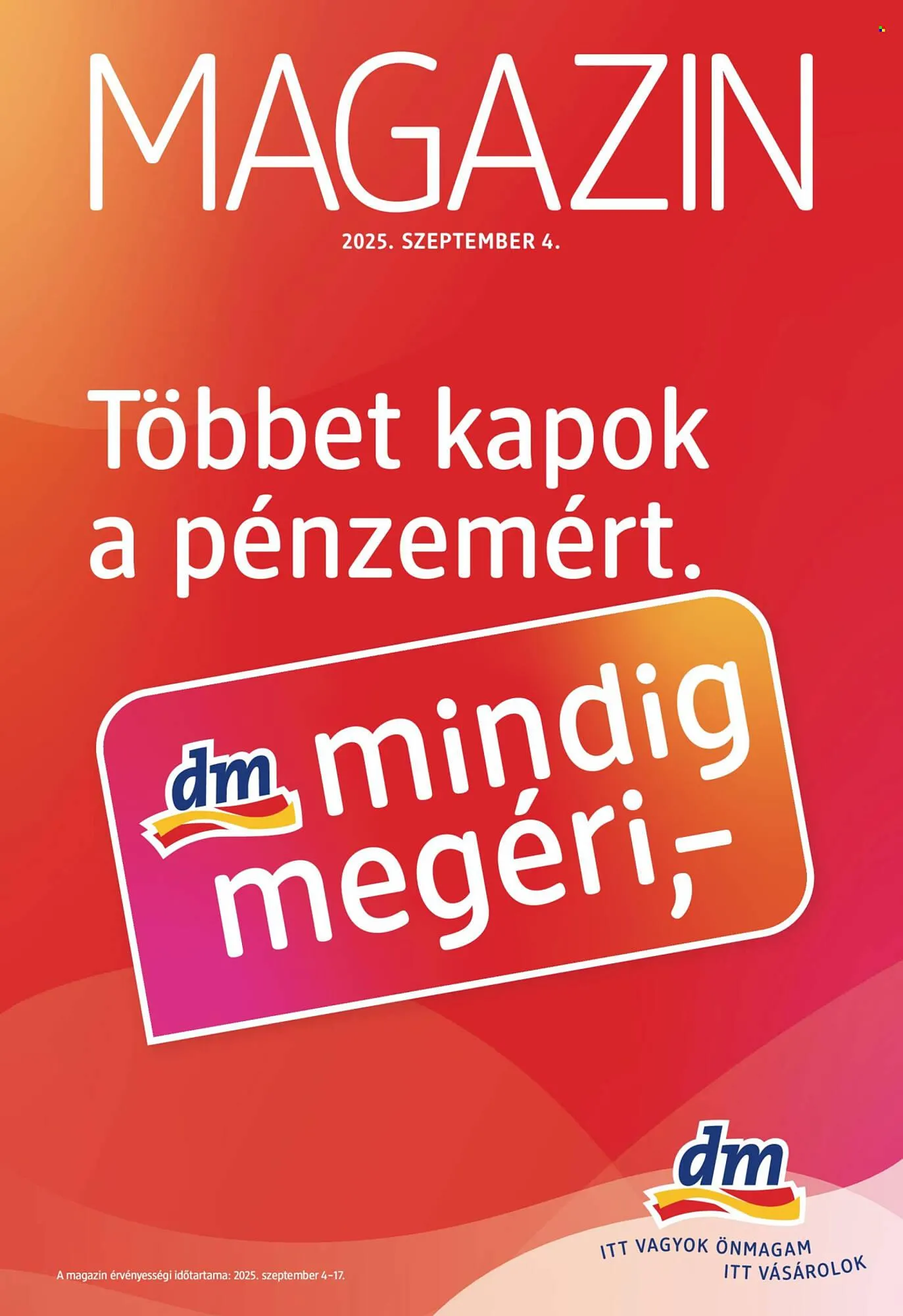 DM akciós újság - 1