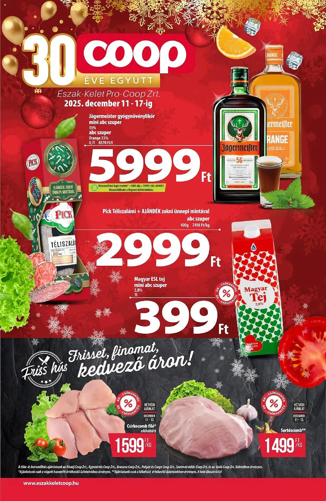 Katalógus Coop akciós újság december 11.-tól december 17.-ig 2025. - Oldal 1