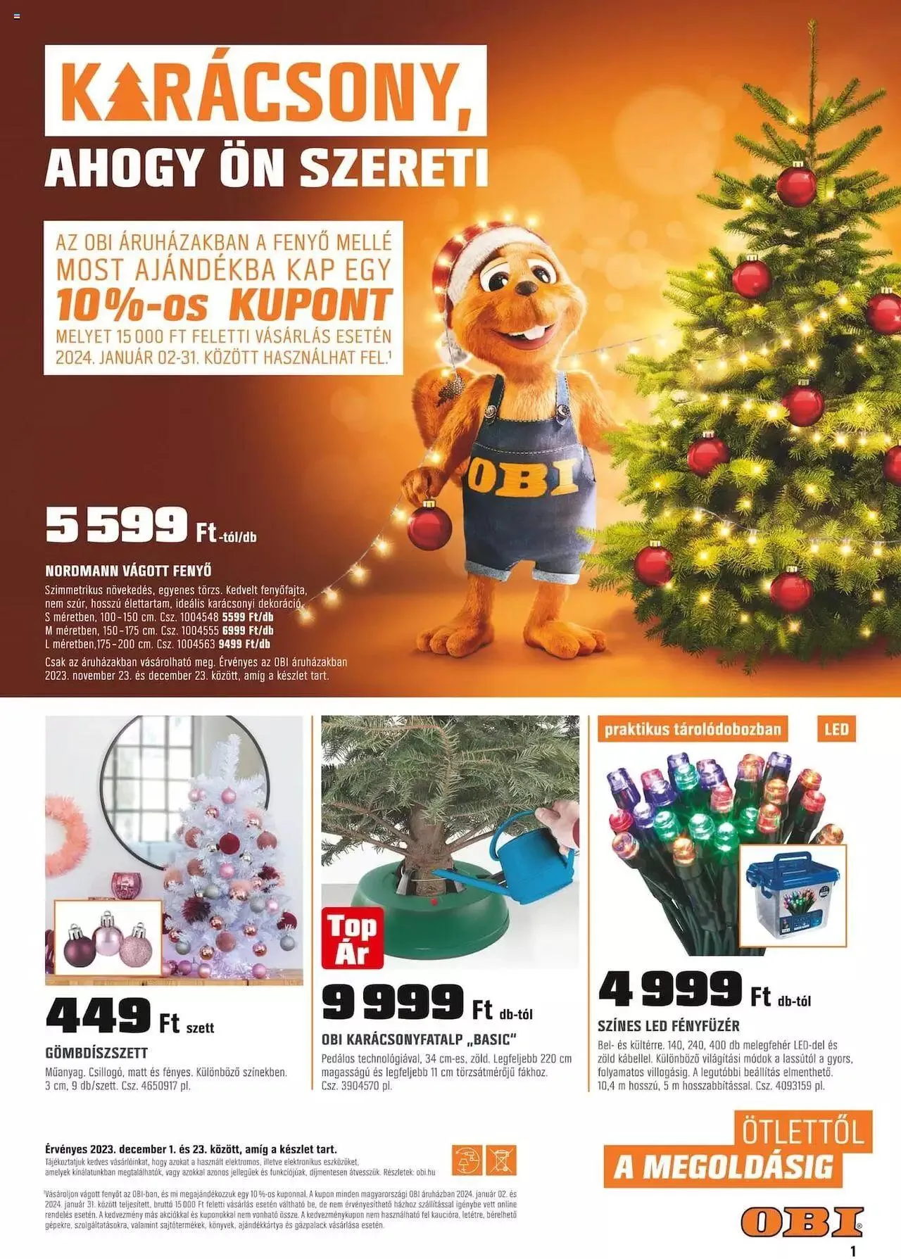 OBI - Karácsonyi akciós újsag - 0