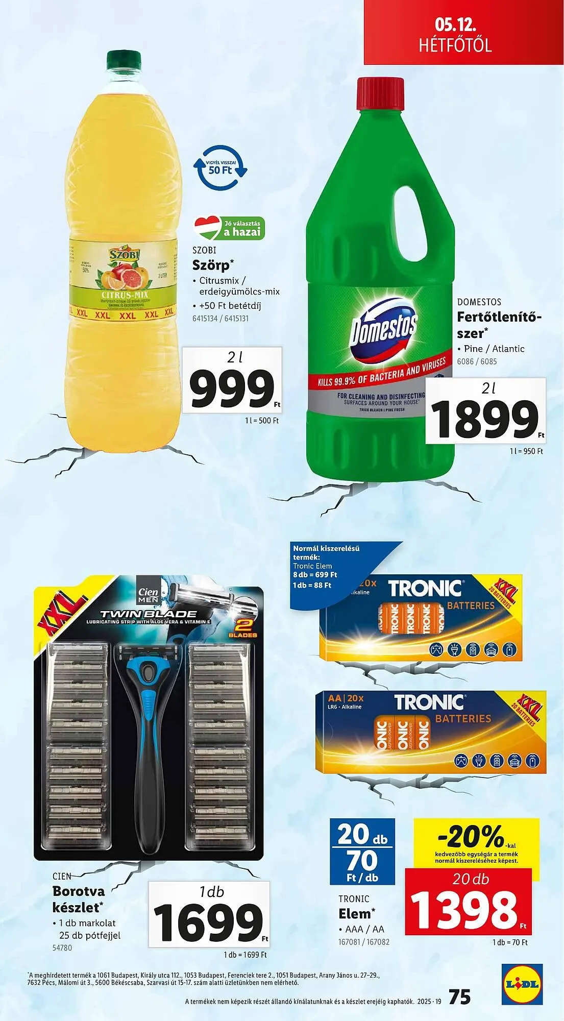 Katalógus Lidl akciós újság május 8.-tól május 14.-ig 2025. - Oldal 75