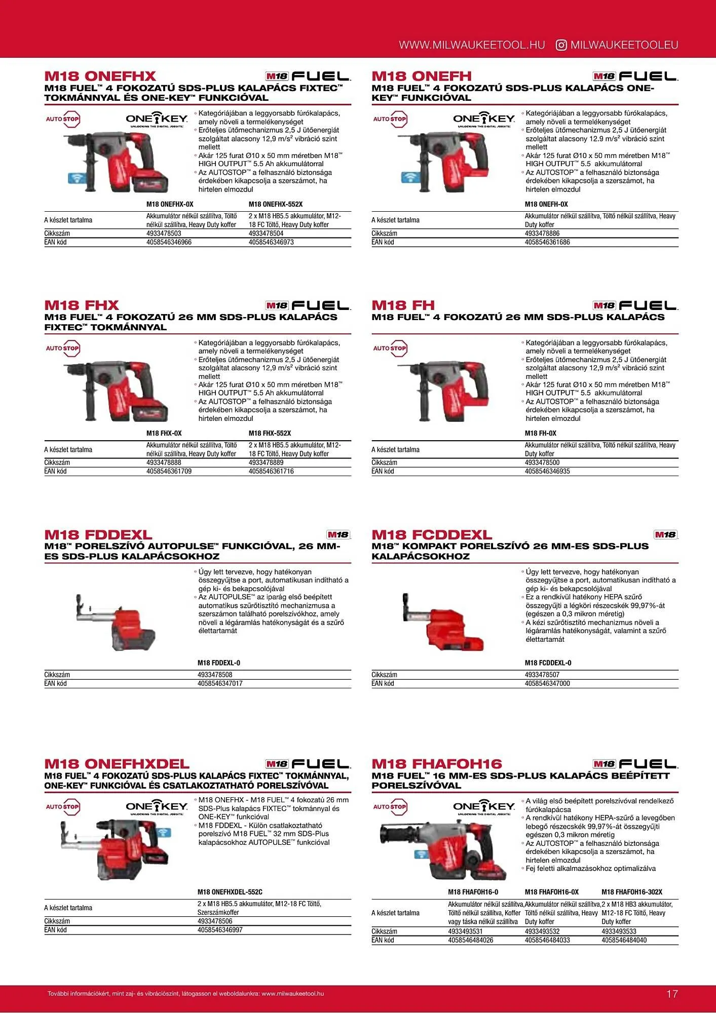 Katalógus Milwaukee akciós újság szeptember 16.-tól december 31.-ig 2026. - Oldal 17