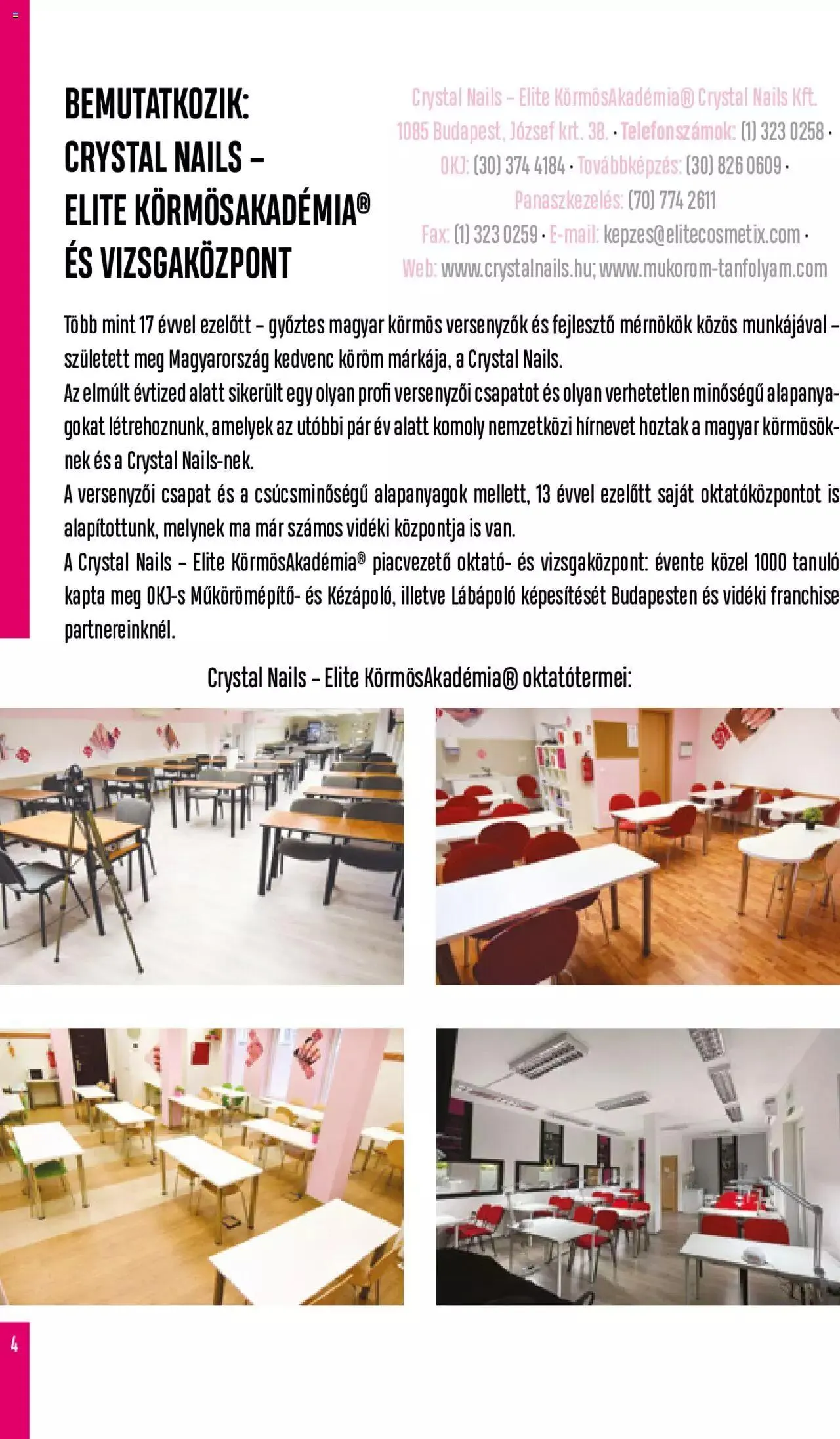 Katalógus Crystal Nails - Tavasz oktatási kézikönyv március 6.-tól december 31.-ig 2023. - Oldal 4
