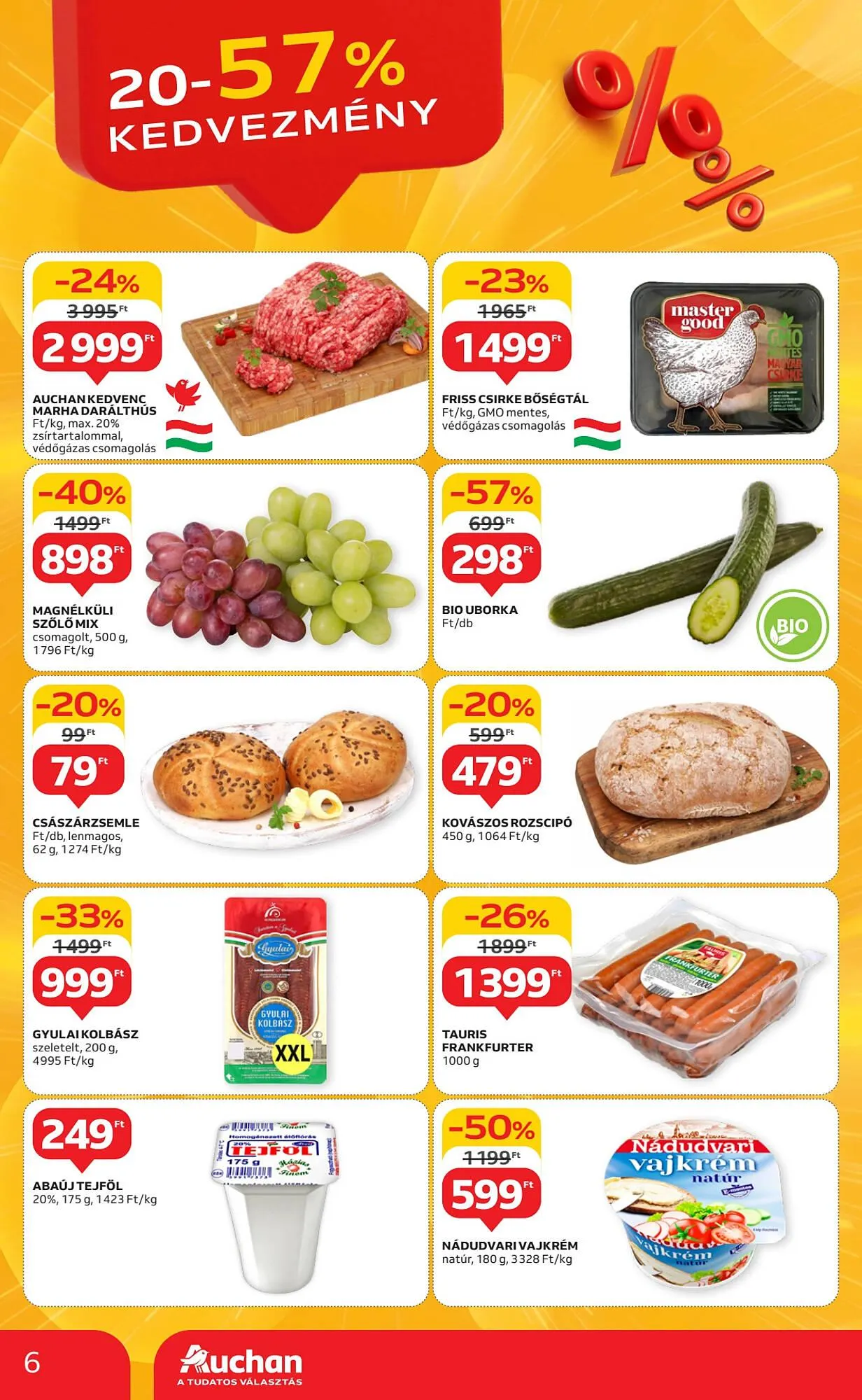 Katalógus Auchan akciós újság április 17.-tól április 24.-ig 2025. - Oldal 6