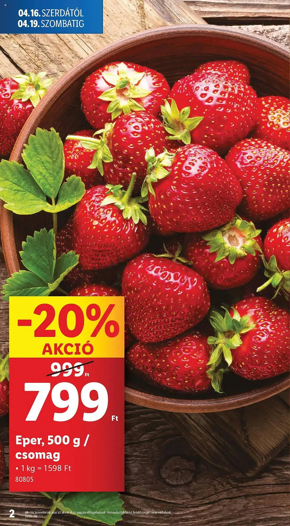 Katalógus Lidl akciós újság április 16.-tól április 22.-ig 2025. - Oldal 2