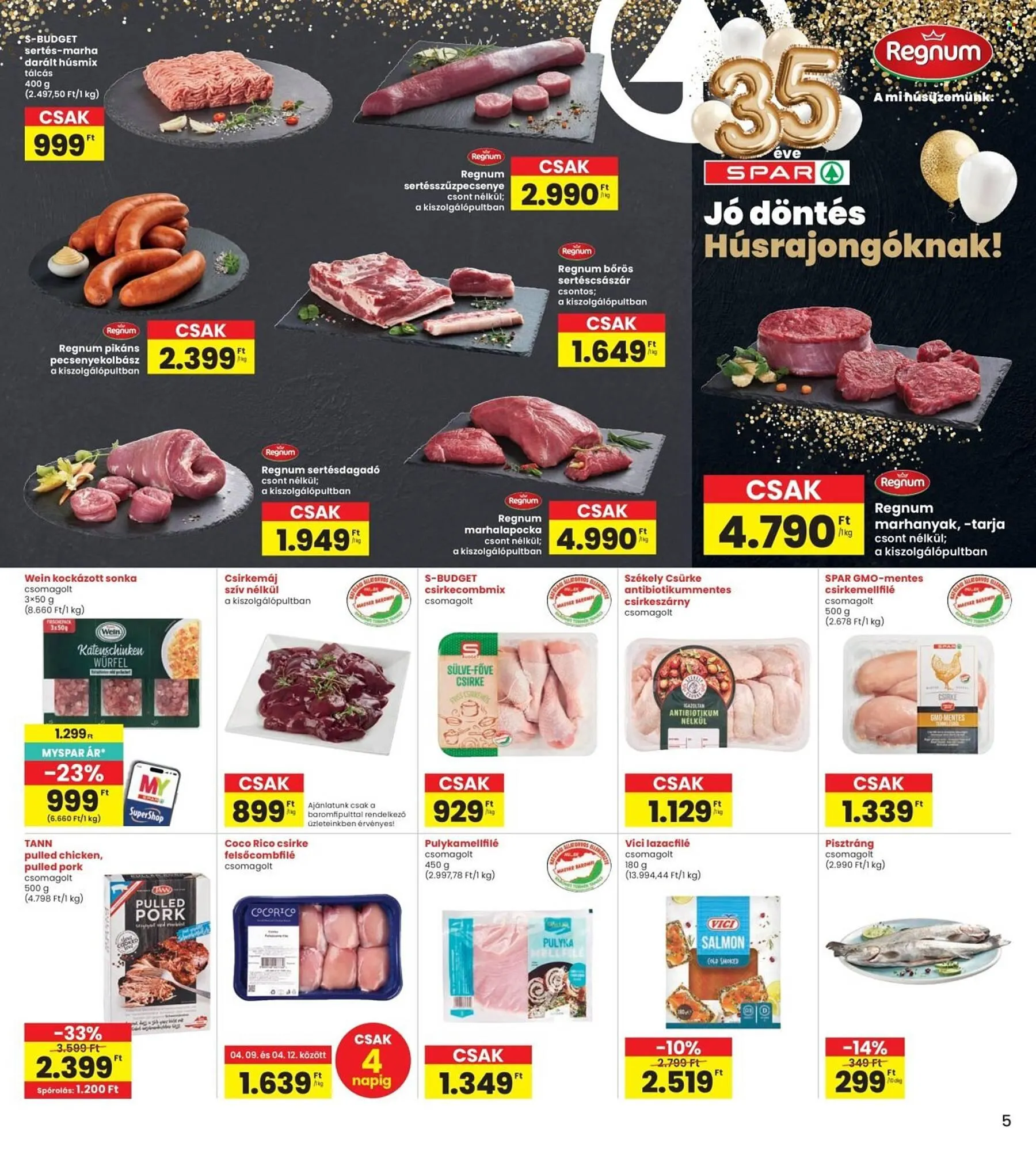 Katalógus Interspar akciós újság április 9.-tól április 15.-ig 2026. - Oldal 5