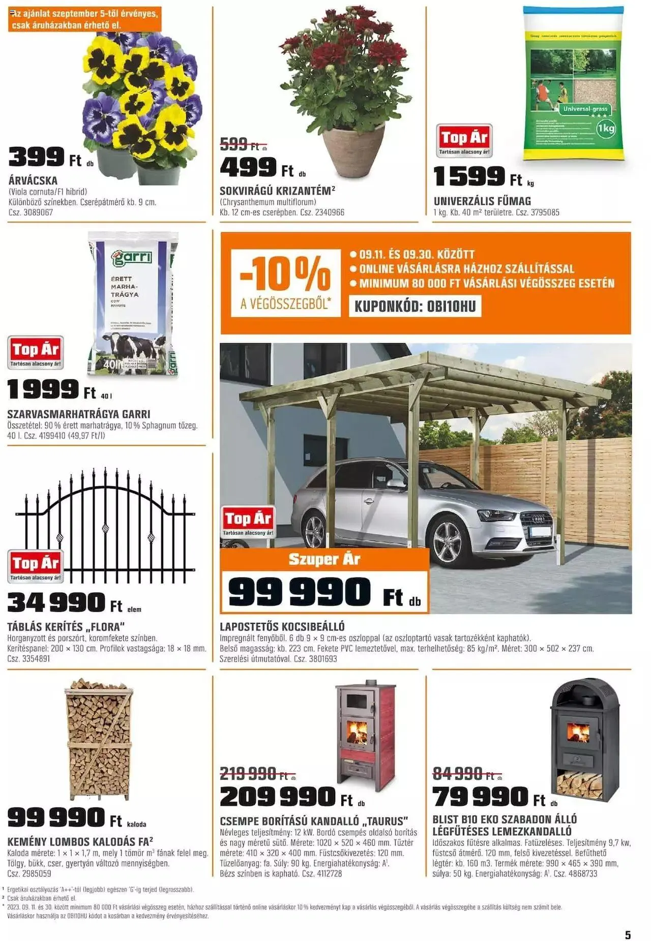 Katalógus OBI Akciós újság szeptember 1.-tól szeptember 30.-ig 2023. - Oldal 5