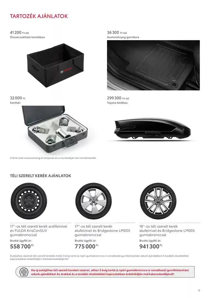 Katalógus Toyota Corolla Cross MY24 november 15.-tól november 15.-ig 2025. - Oldal 6