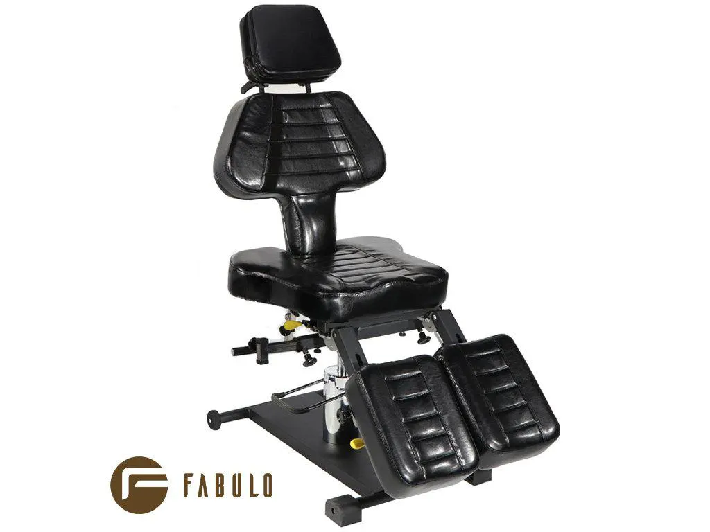 Fabulo Galaxy többfunkciós hidraulikus tetováló szék 182-203*78 cm / 71 kg / fekete