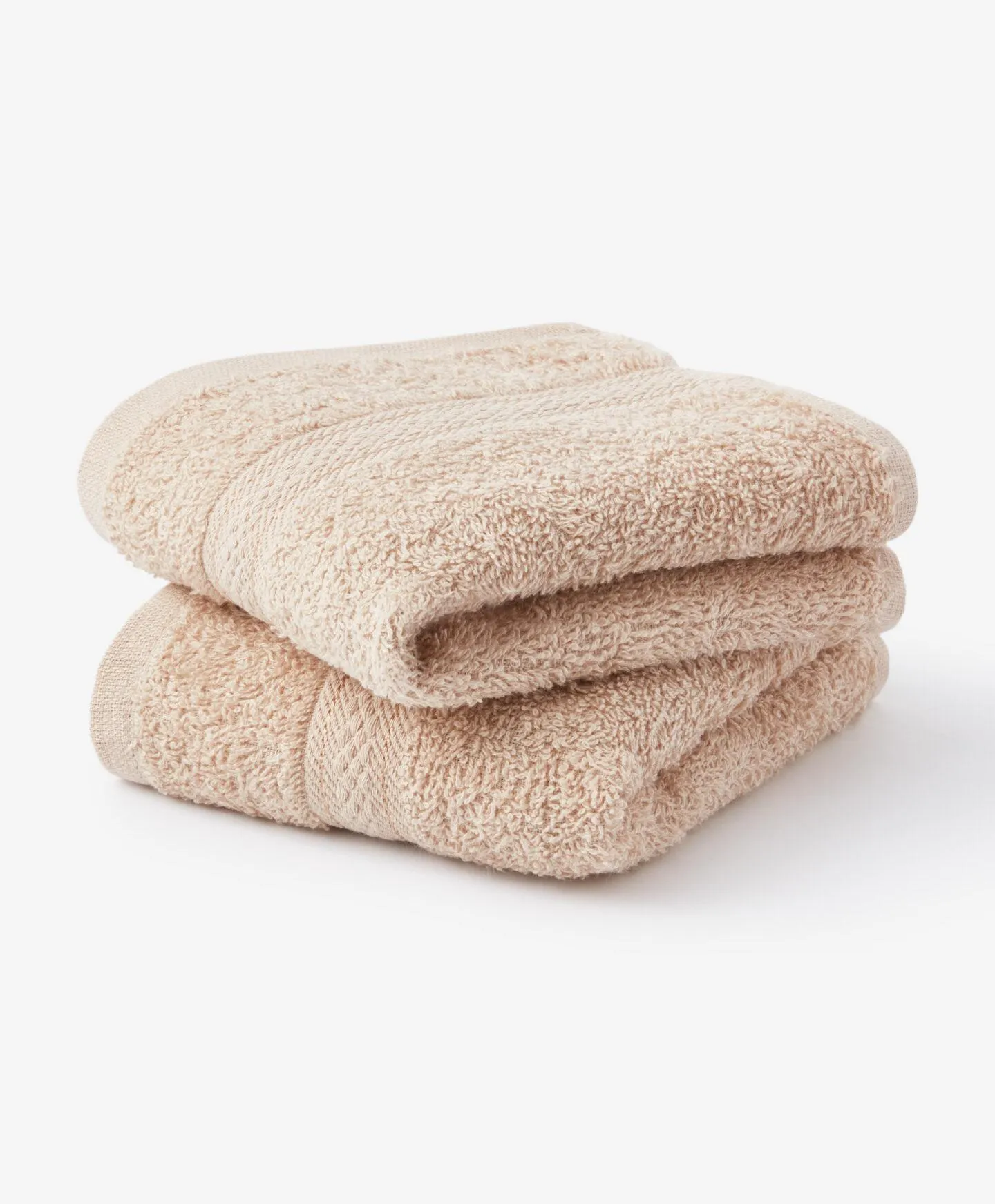 2 darab 100% pamut bézs törölköző