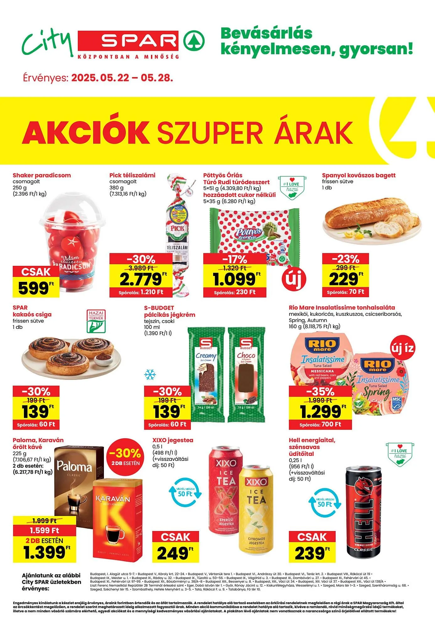 Katalógus Spar akciós újság május 22.-tól május 28.-ig 2025. - Oldal 1