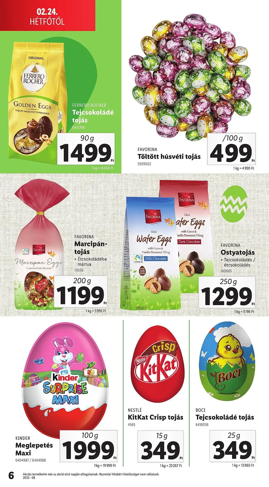 Katalógus Lidl akciós újság február 24.-tól április 1.-ig 2025. - Oldal 6