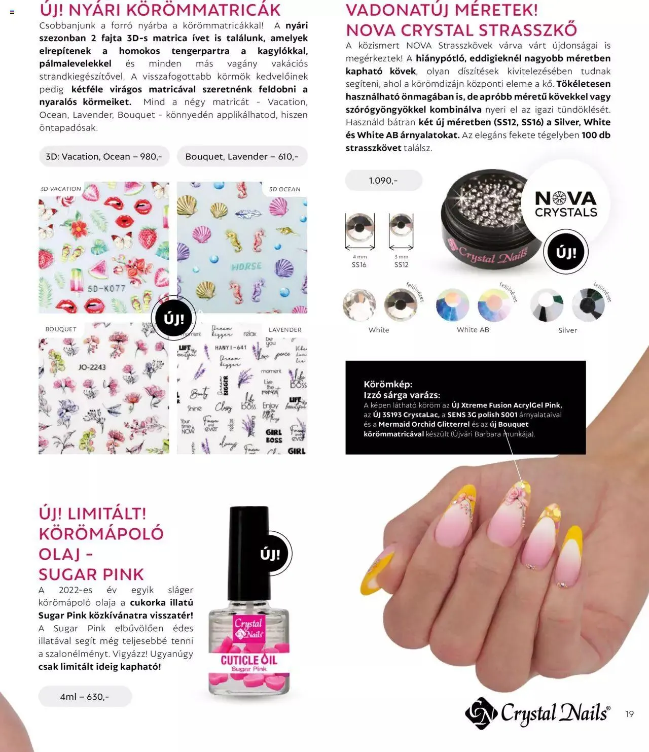 Katalógus Crystal Nails - NYÁR EXTRA KATALÓGUS június 1.-tól december 31.-ig 2023. - Oldal 19
