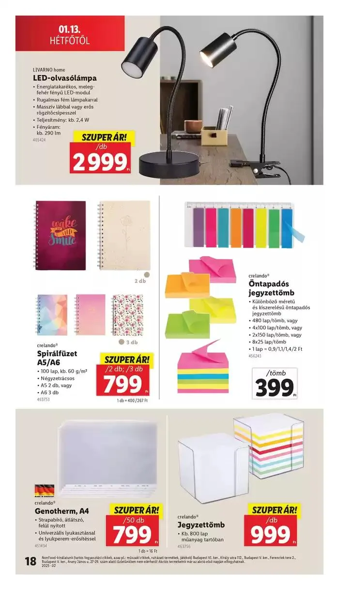 Katalógus Nonfood kínálatunk - 02. hét január 9.-tól január 15.-ig 2025. - Oldal 18