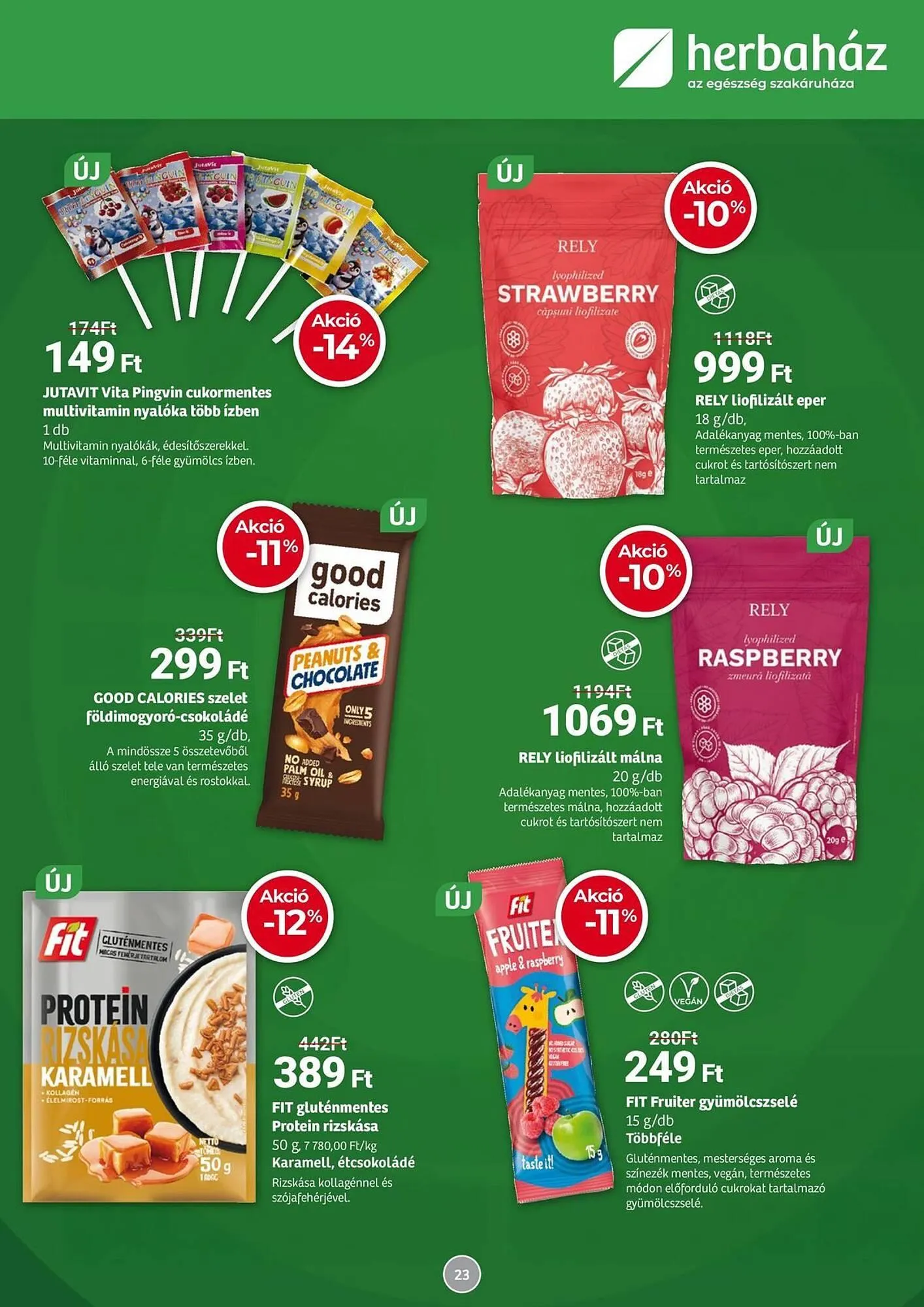 Katalógus Herbaház akciós újság december 1.-tól január 4.-ig 2026. - Oldal 23