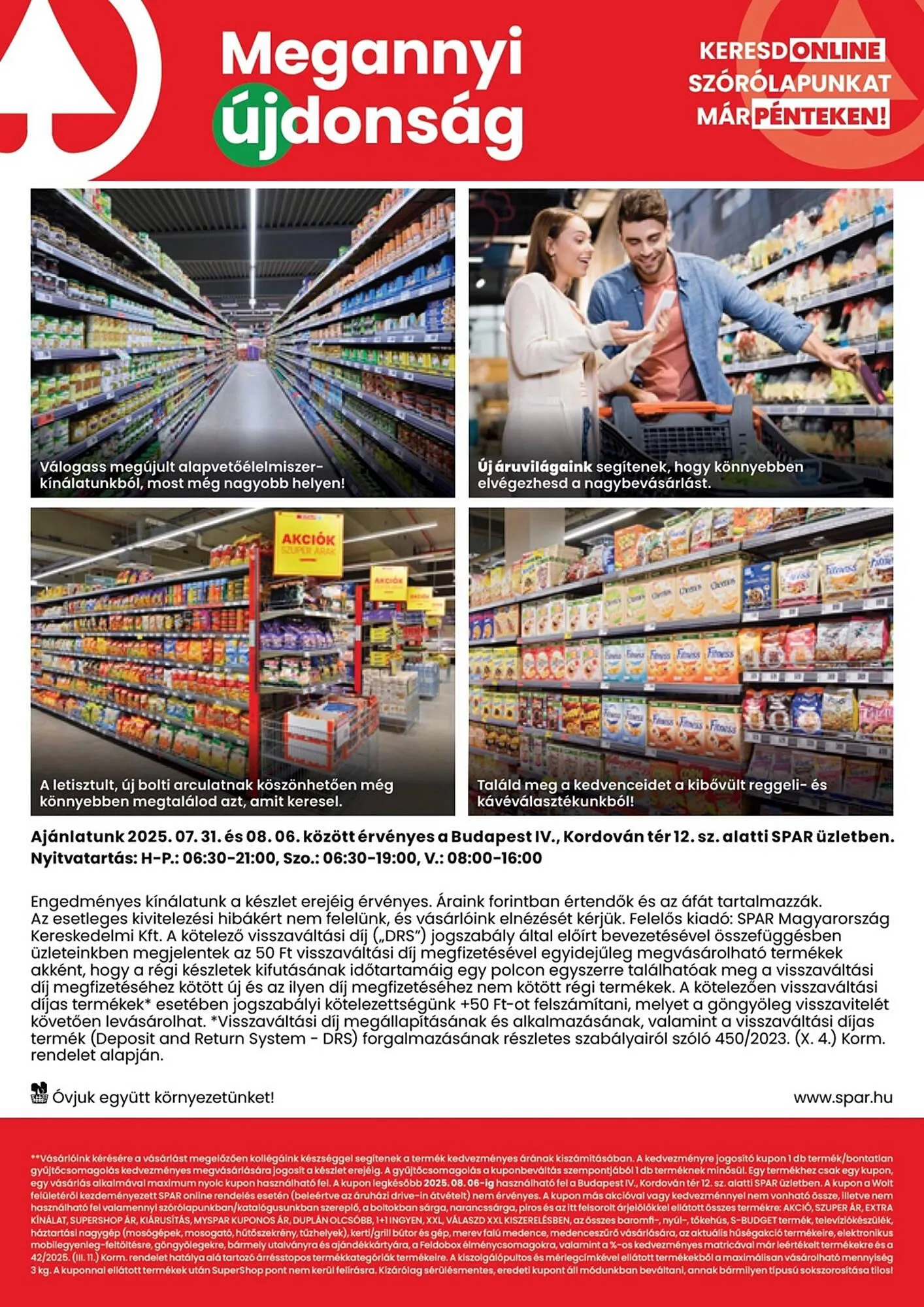 Katalógus Spar akciós újság július 31.-tól augusztus 6.-ig 2025. - Oldal 2