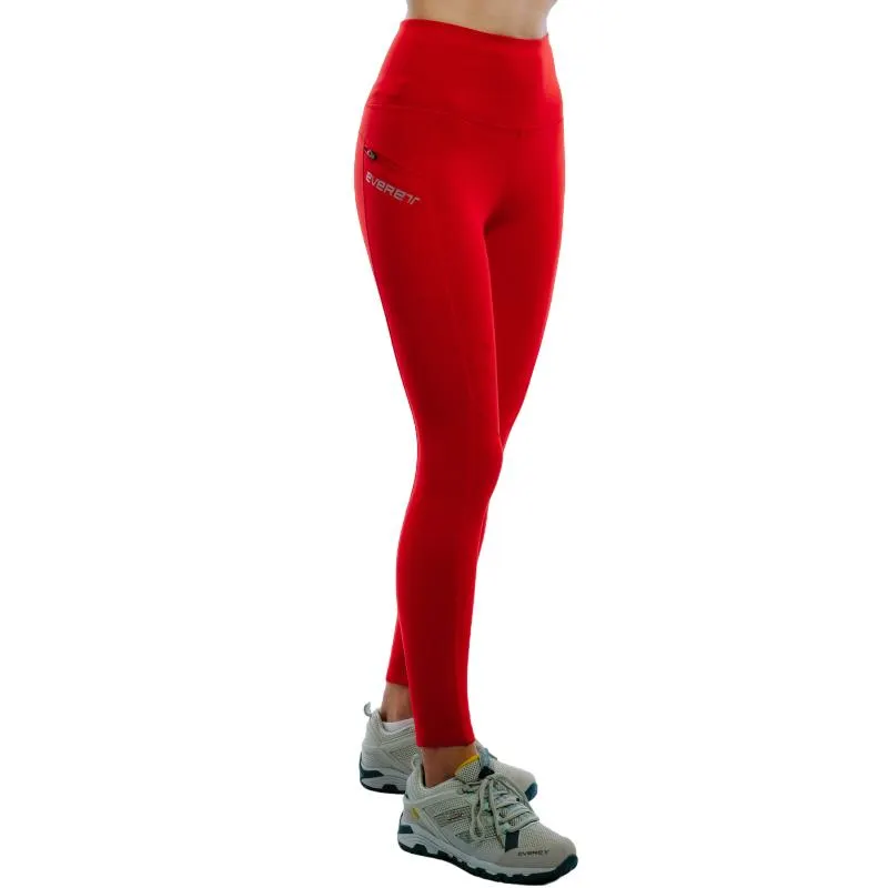 Női turista szigetelt leggings EVERETT-RUNNA red