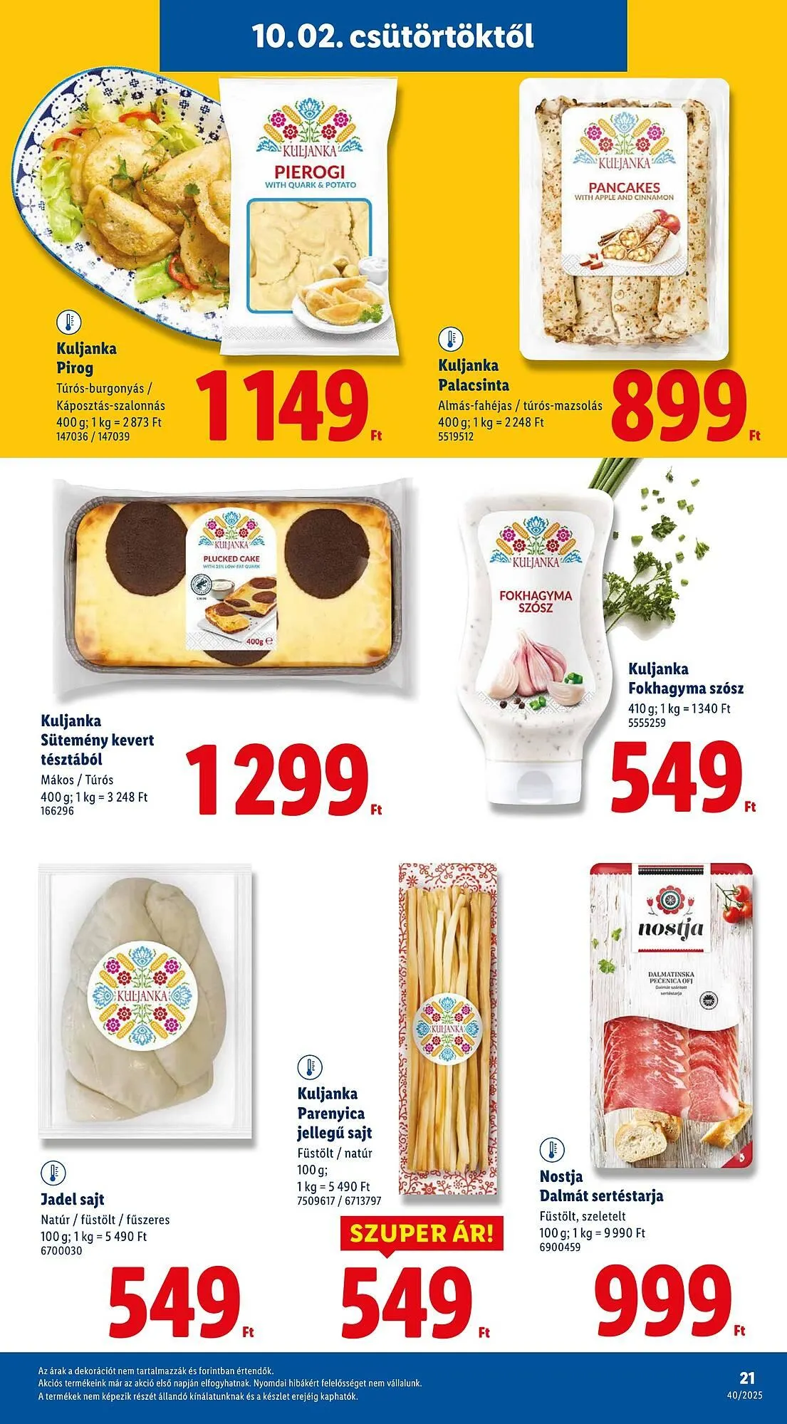 Katalógus Lidl akciós újság október 2.-tól október 8.-ig 2025. - Oldal 21