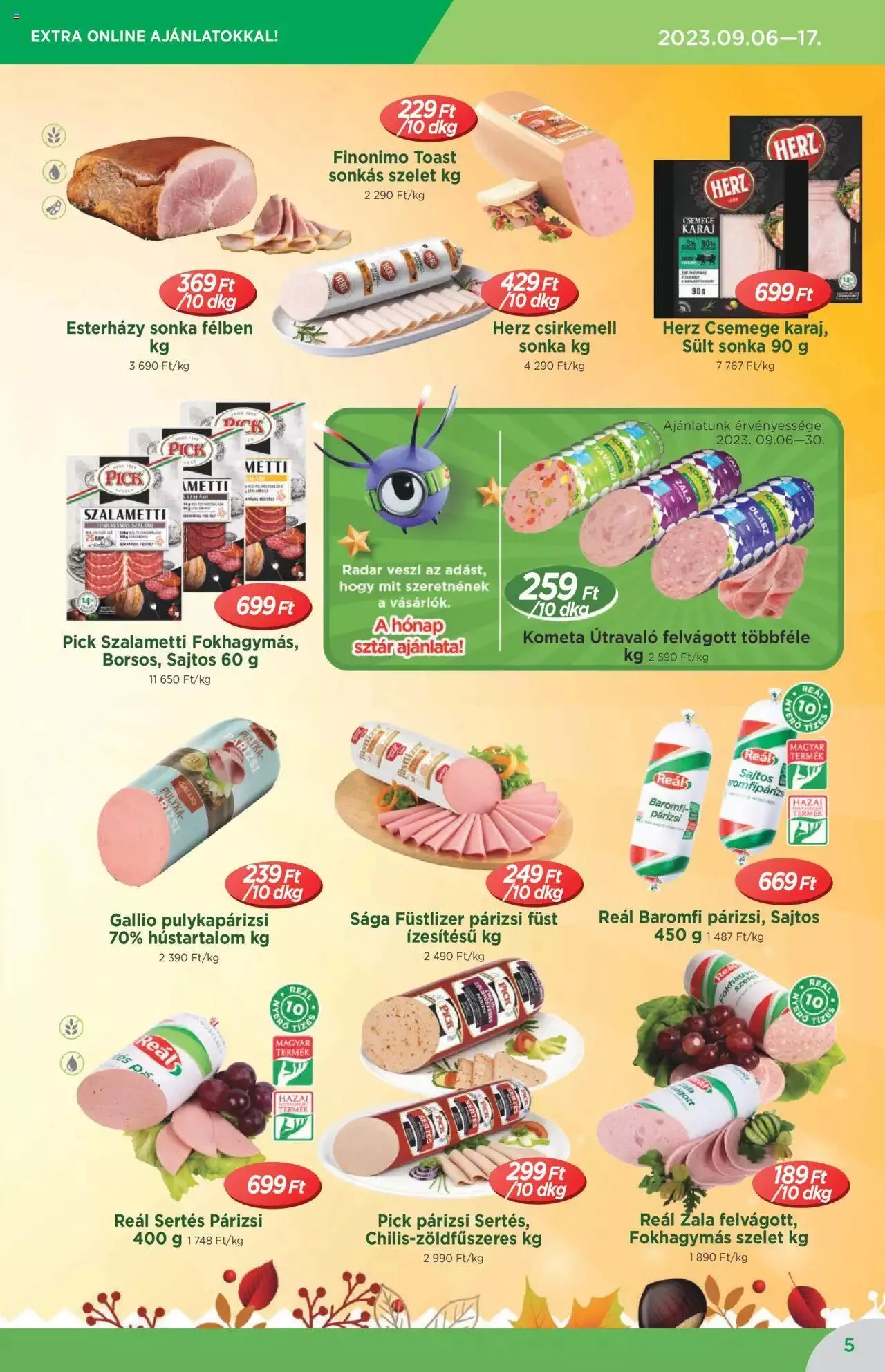 Katalógus Reál Akciós újság szeptember 6.-tól szeptember 17.-ig 2023. - Oldal 5
