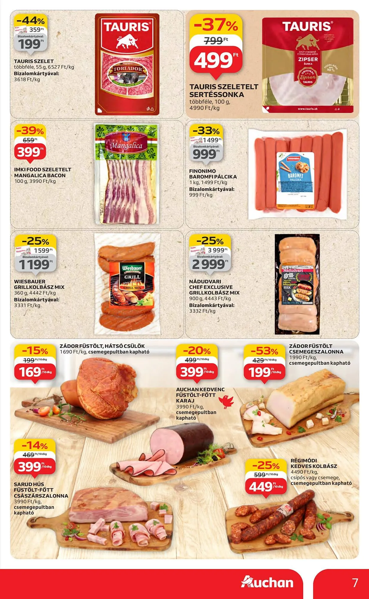 Katalógus Auchan akciós újság július 31.-tól augusztus 6.-ig 2025. - Oldal 7