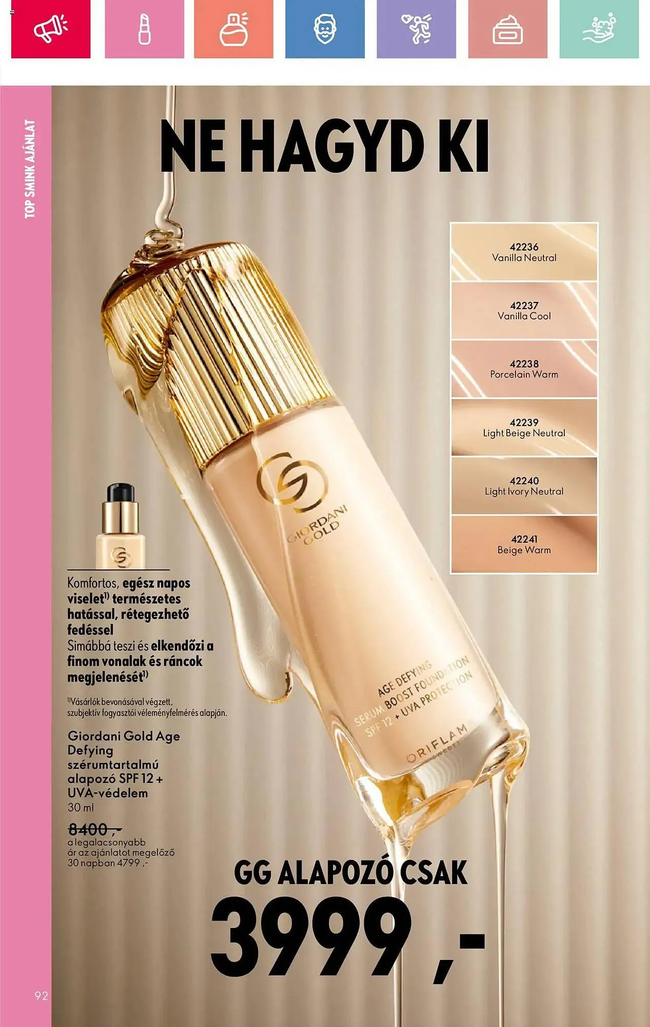 Katalógus Oriflame akciós újság július 27.-tól augusztus 16.-ig 2025. - Oldal 92