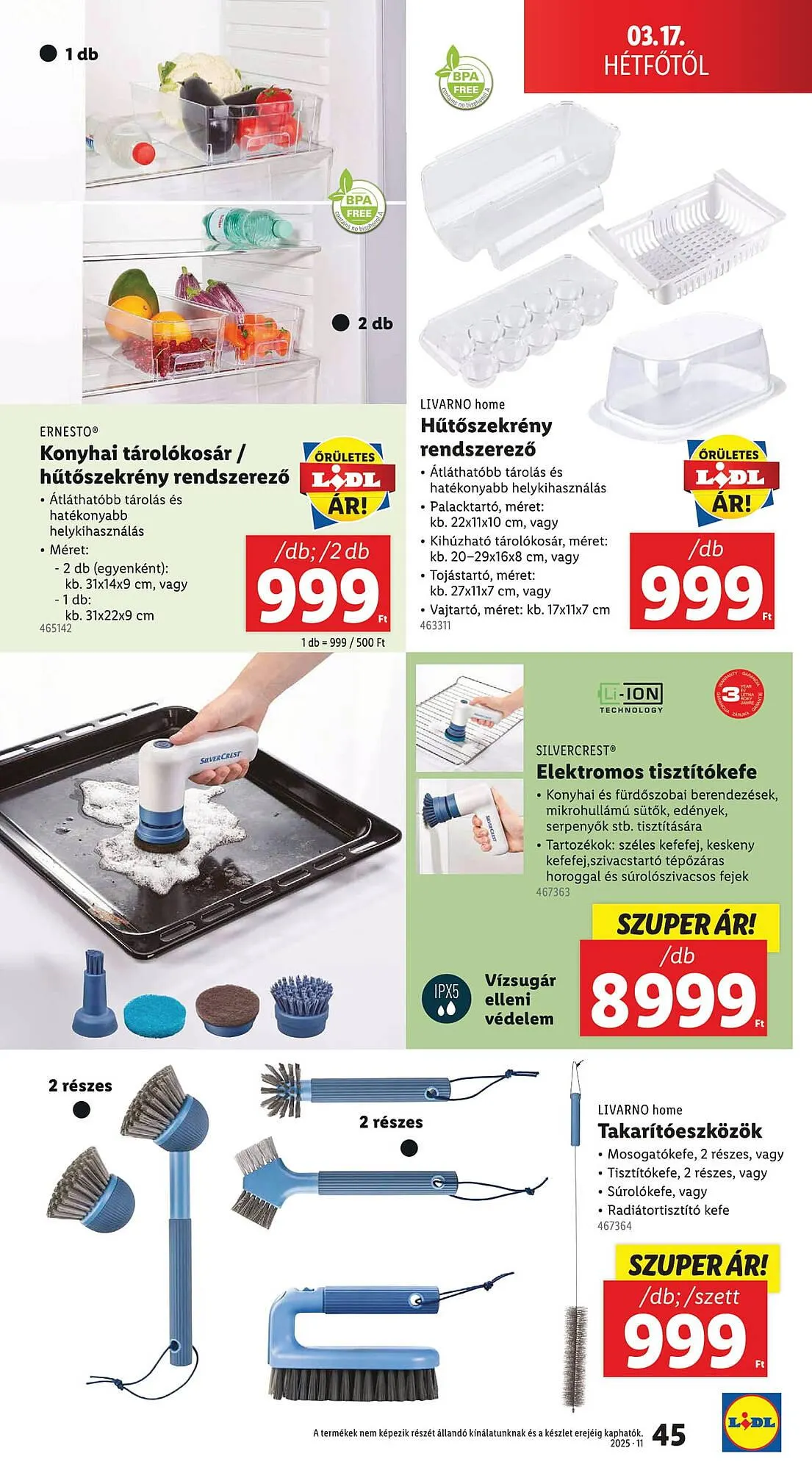 Katalógus Lidl akciós újság március 13.-tól március 19.-ig 2025. - Oldal 45
