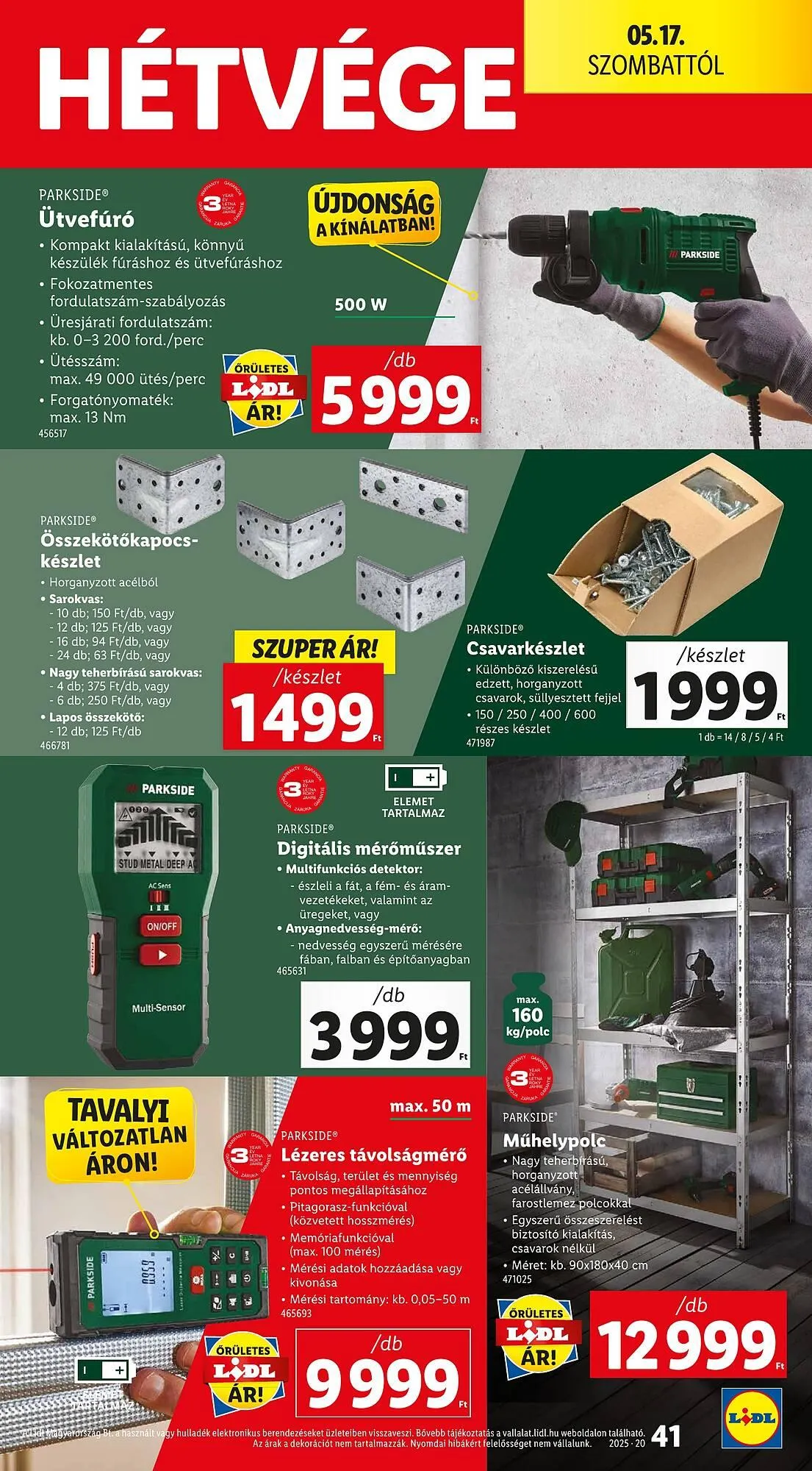 Katalógus Lidl akciós újság május 15.-tól május 21.-ig 2025. - Oldal 41