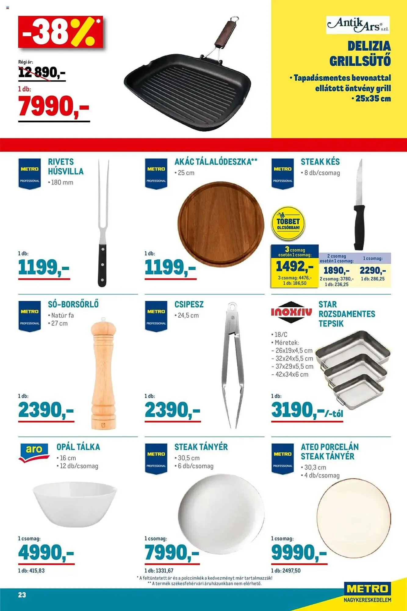 Katalógus Metro akciós újság augusztus 1.-tól augusztus 31.-ig 2025. - Oldal 23