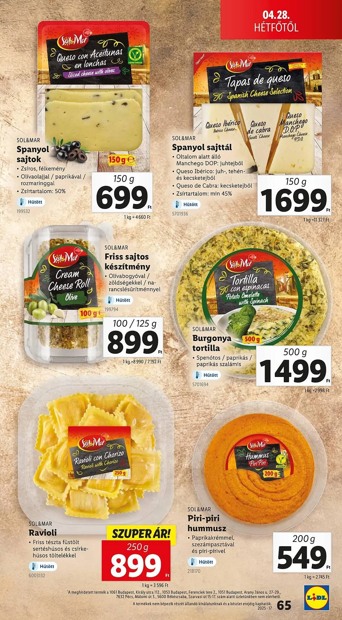 Katalógus Lidl akciós újság április 24.-tól április 29.-ig 2025. - Oldal 65