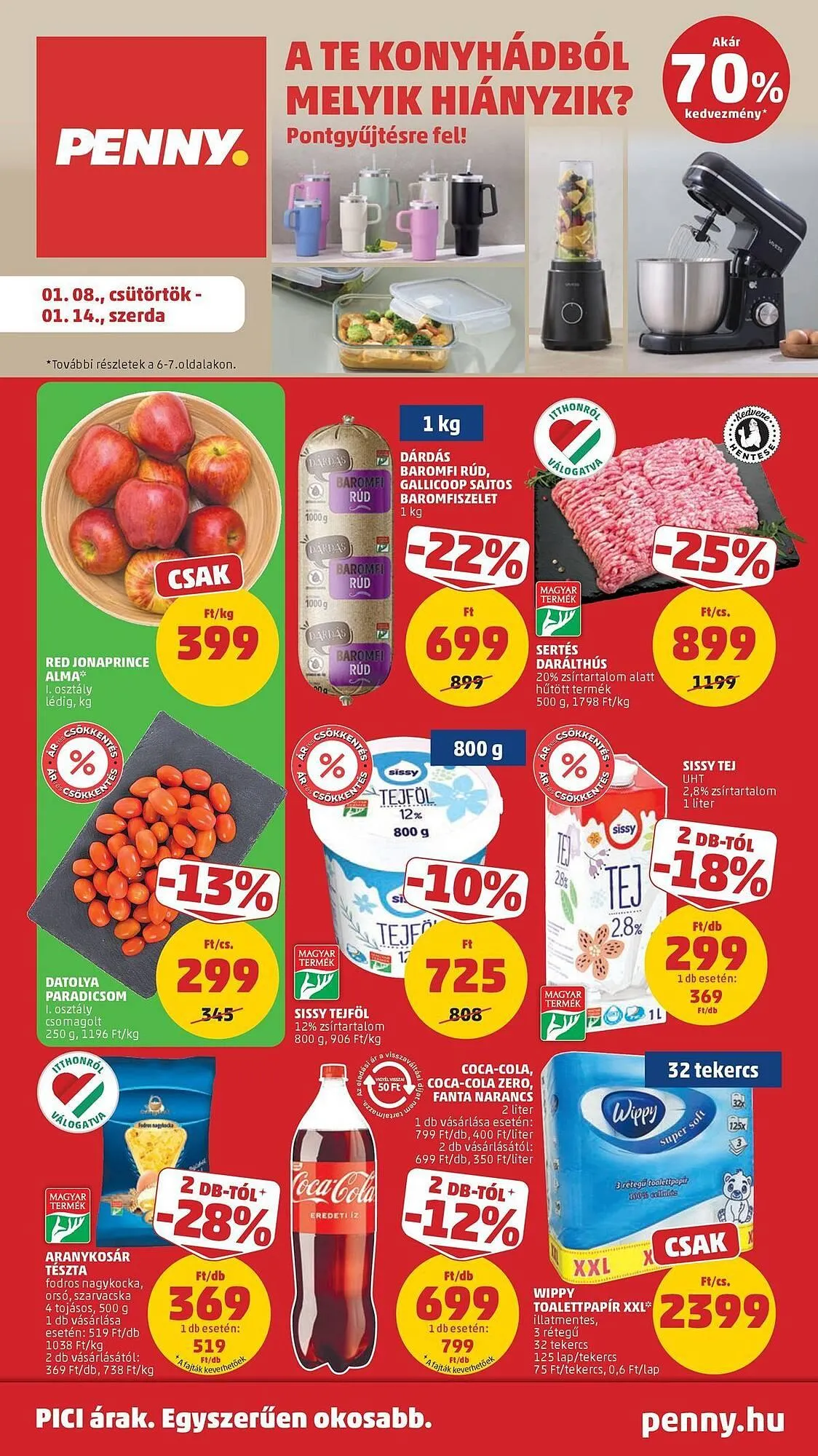 Katalógus PENNY akciós újság január 8.-tól január 14.-ig 2026. - Oldal 1