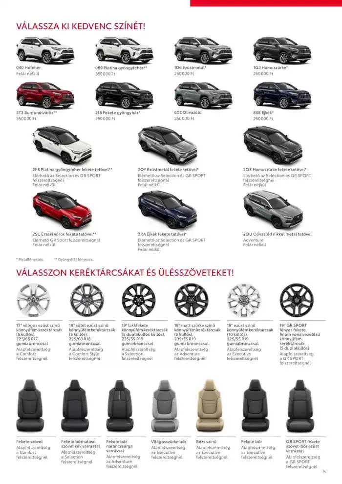 Katalógus Toyota RAV4 HYBRID november 15.-tól november 15.-ig 2025. - Oldal 5