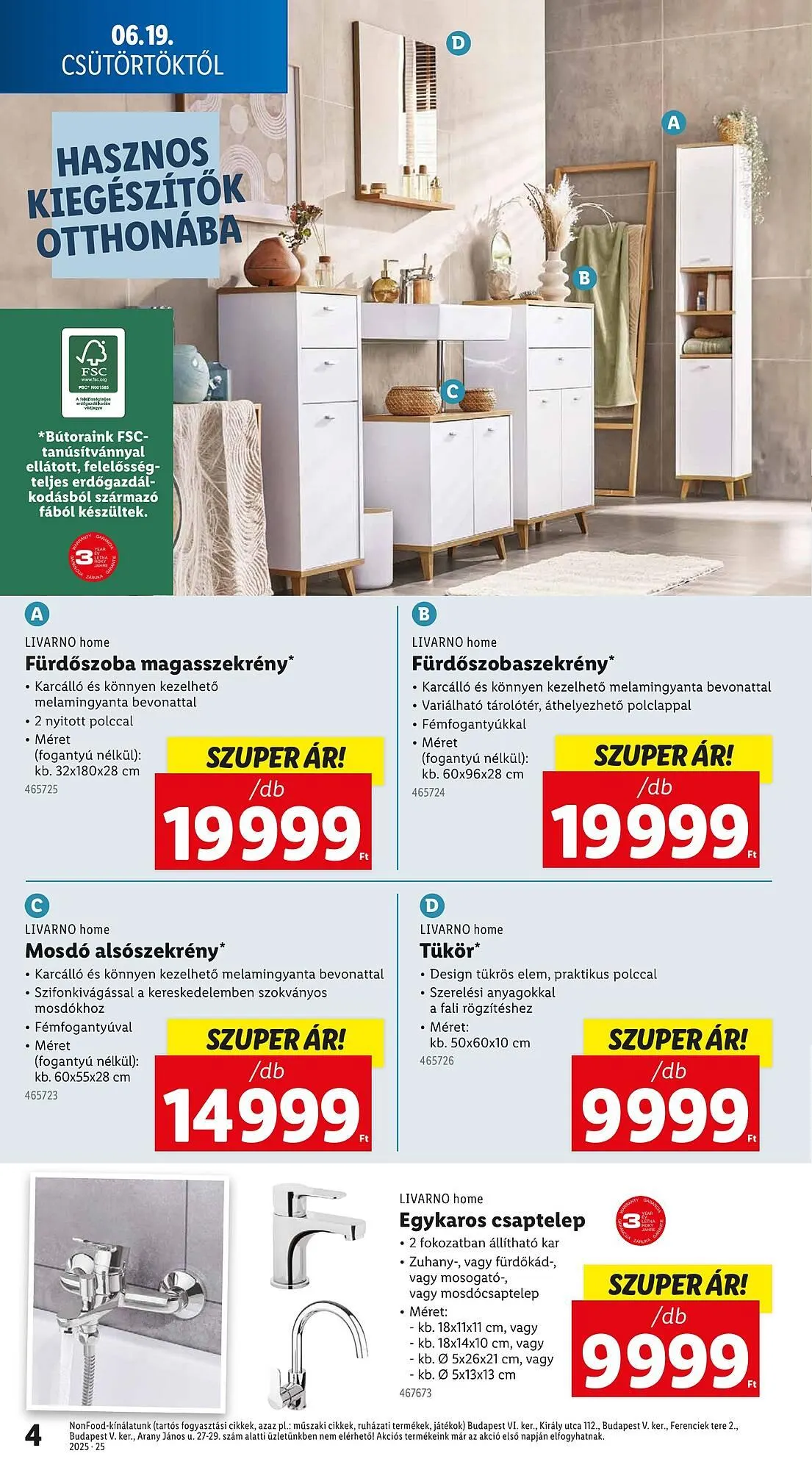 Katalógus Lidl akciós újság június 19.-tól június 25.-ig 2025. - Oldal 4