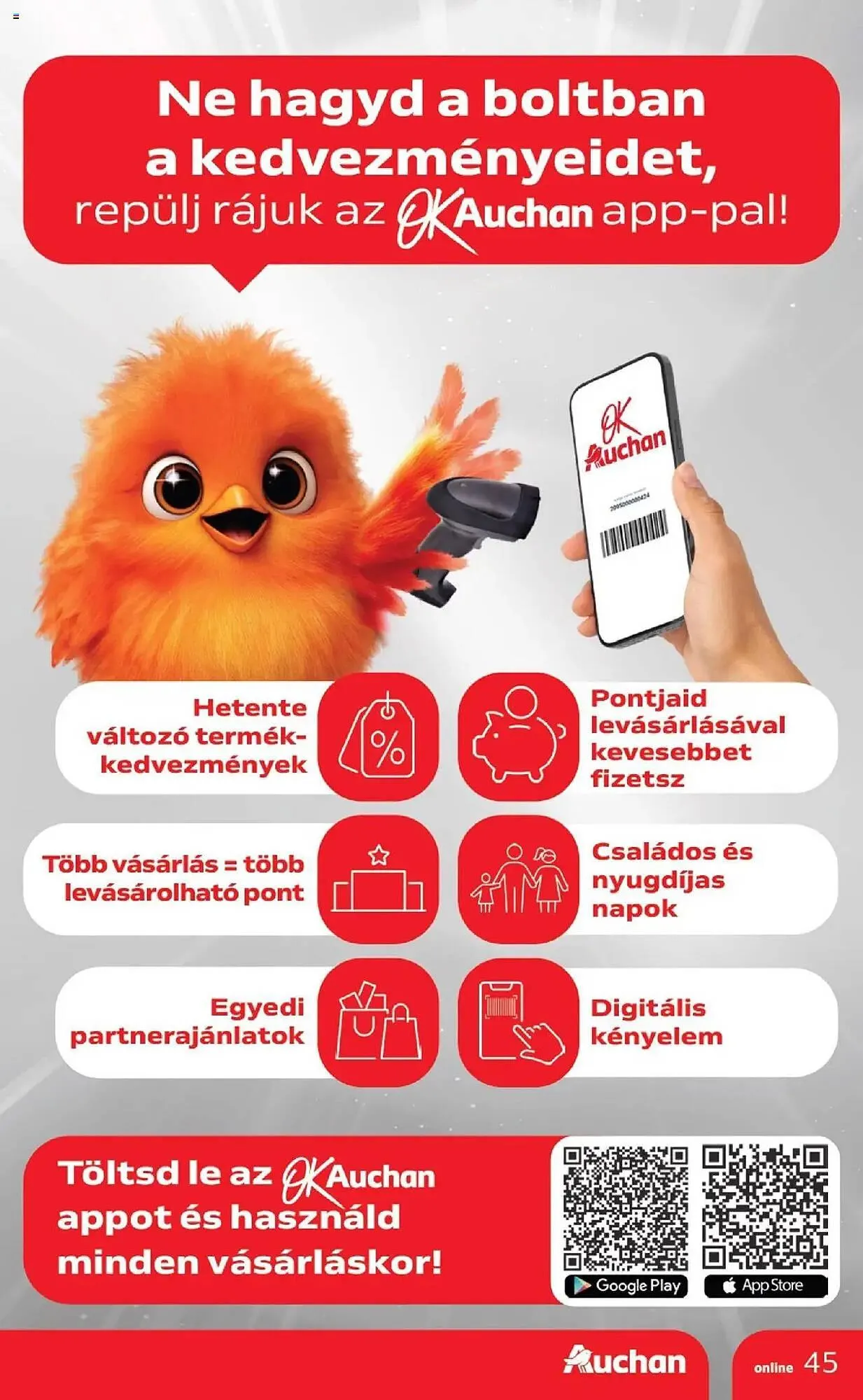 Katalógus Auchan akciós újság szeptember 4.-tól szeptember 10.-ig 2025. - Oldal 45