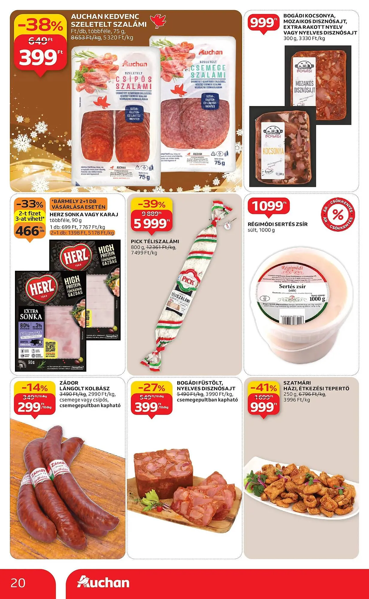 Katalógus Auchan akciós újság december 4.-tól december 10.-ig 2025. - Oldal 20