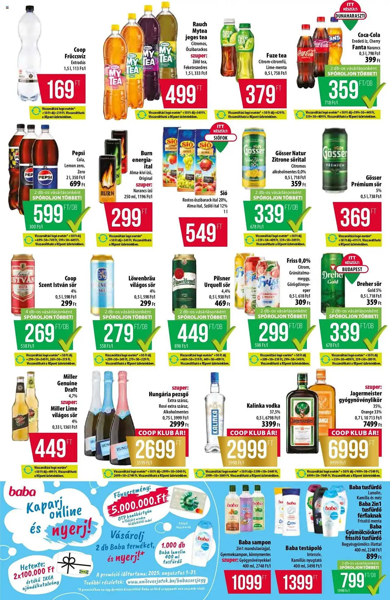 Katalógus Coop akciós újság július 31.-tól augusztus 6.-ig 2025. - Oldal 6