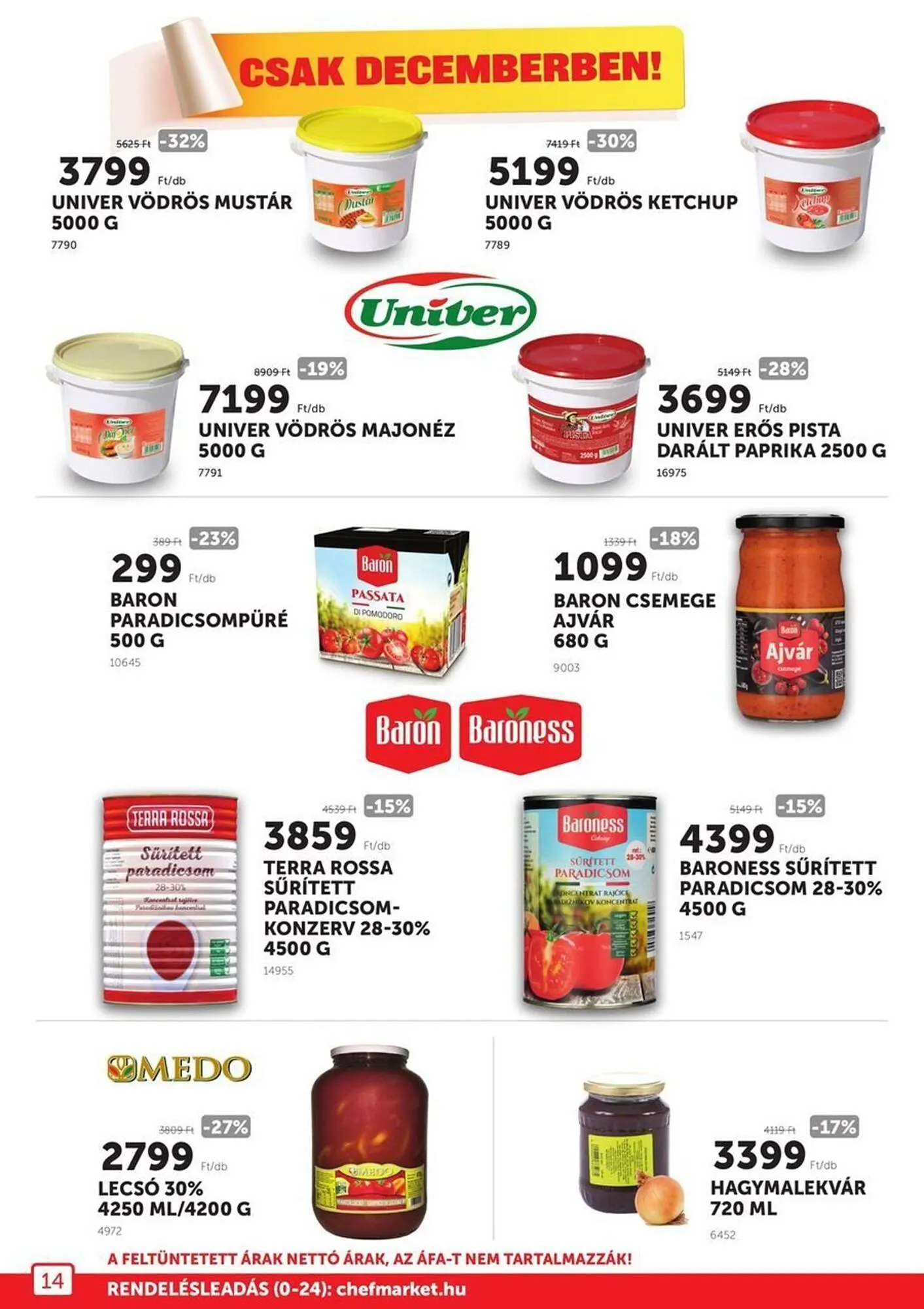 Katalógus Chef Market akciós újság december 1.-tól január 31.-ig 2026. - Oldal 14