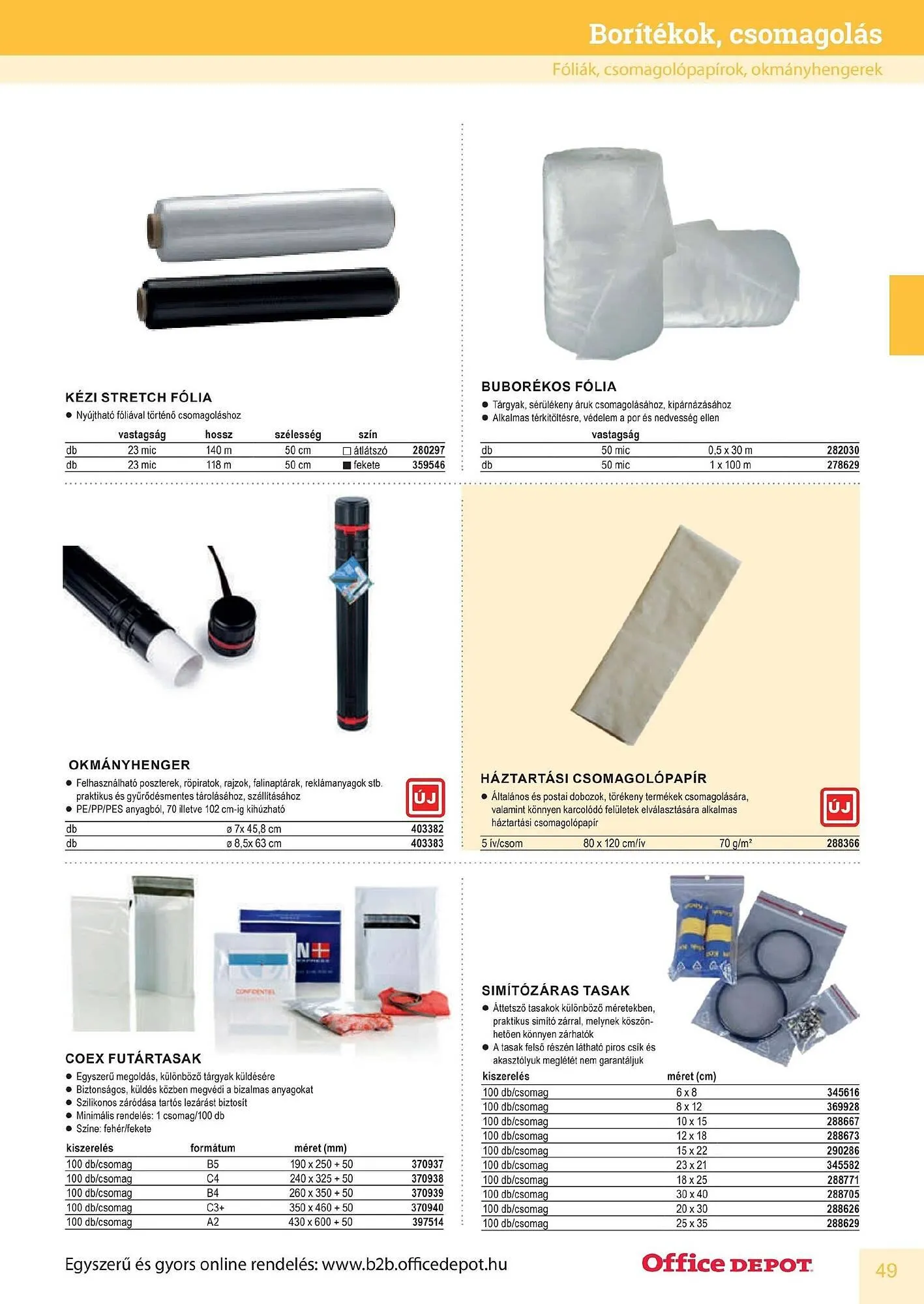 Katalógus Office Depot akciós újság május 9.-tól december 31.-ig 2026. - Oldal 49