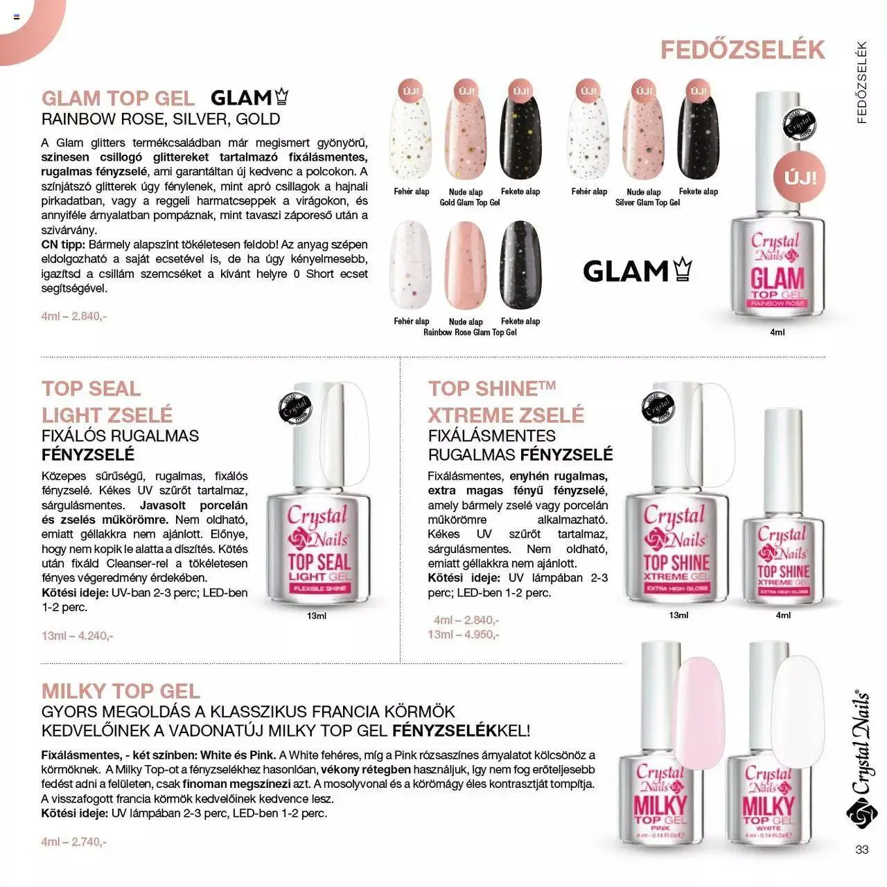 Katalógus Crystal Nails - Nagykatalógus 2023/24 március 6.-tól december 31.-ig 2023. - Oldal 33