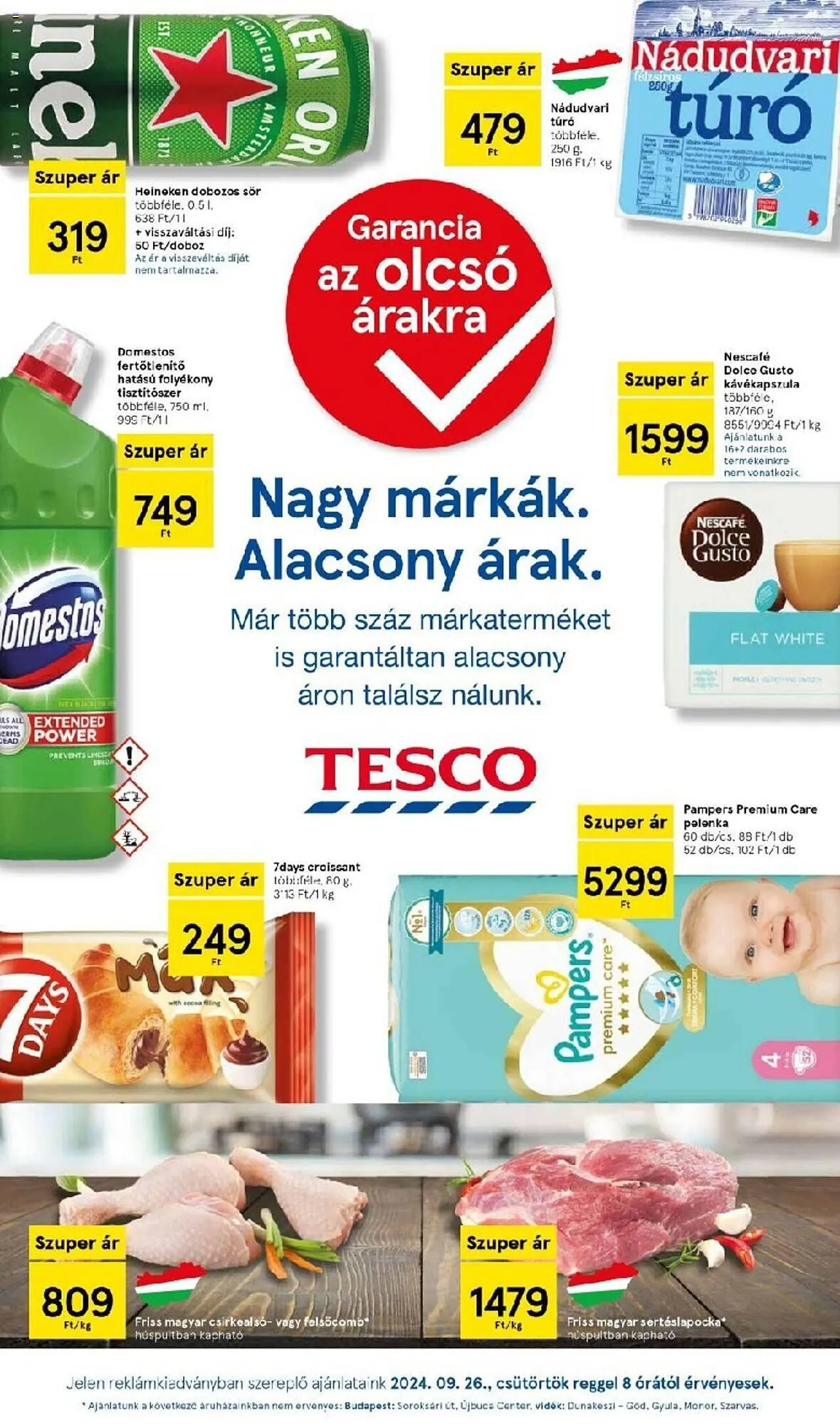 Katalógus Tesco akciós újság szeptember 26.-tól október 2.-ig 2024. - Oldal 1