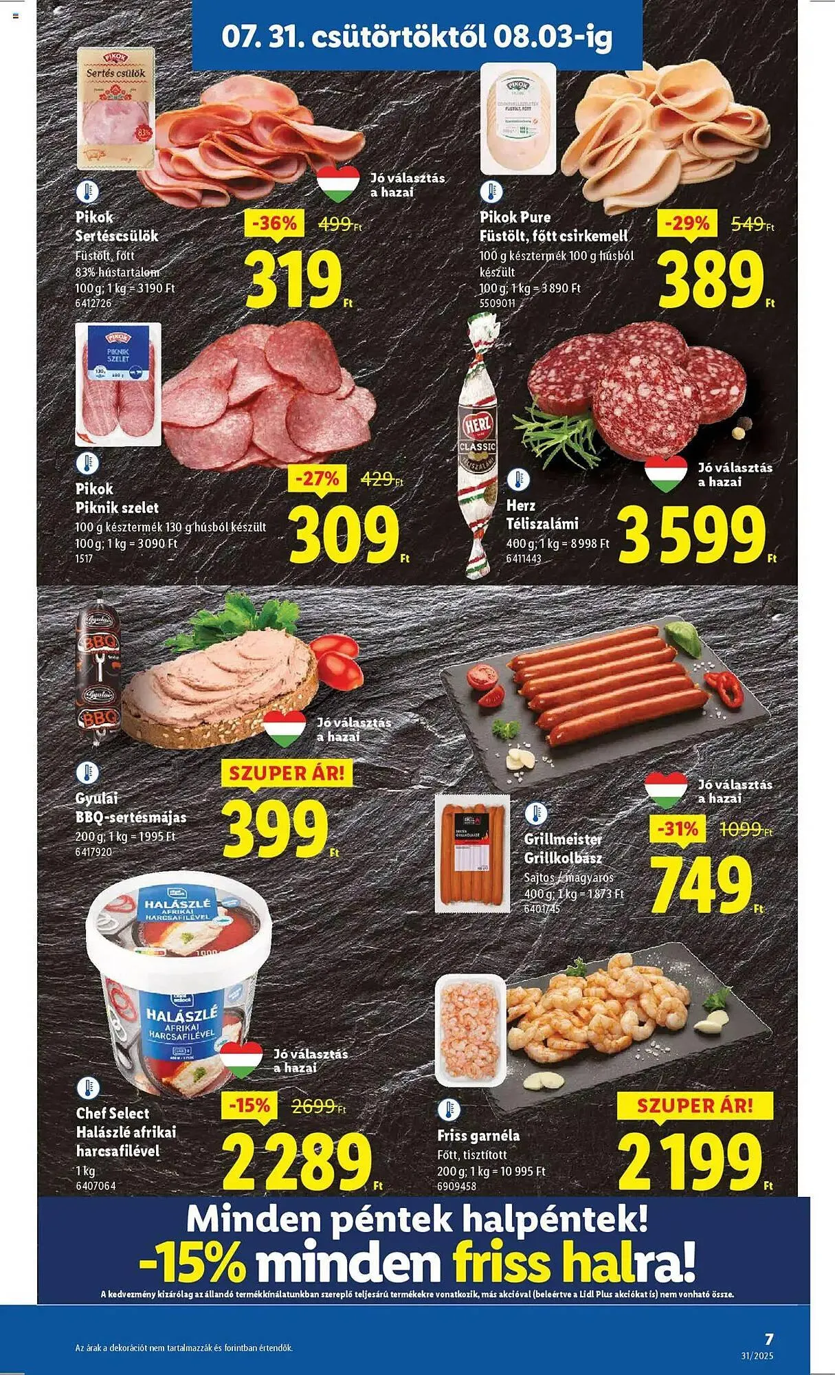Katalógus Lidl akciós újság július 31.-tól augusztus 6.-ig 2025. - Oldal 7