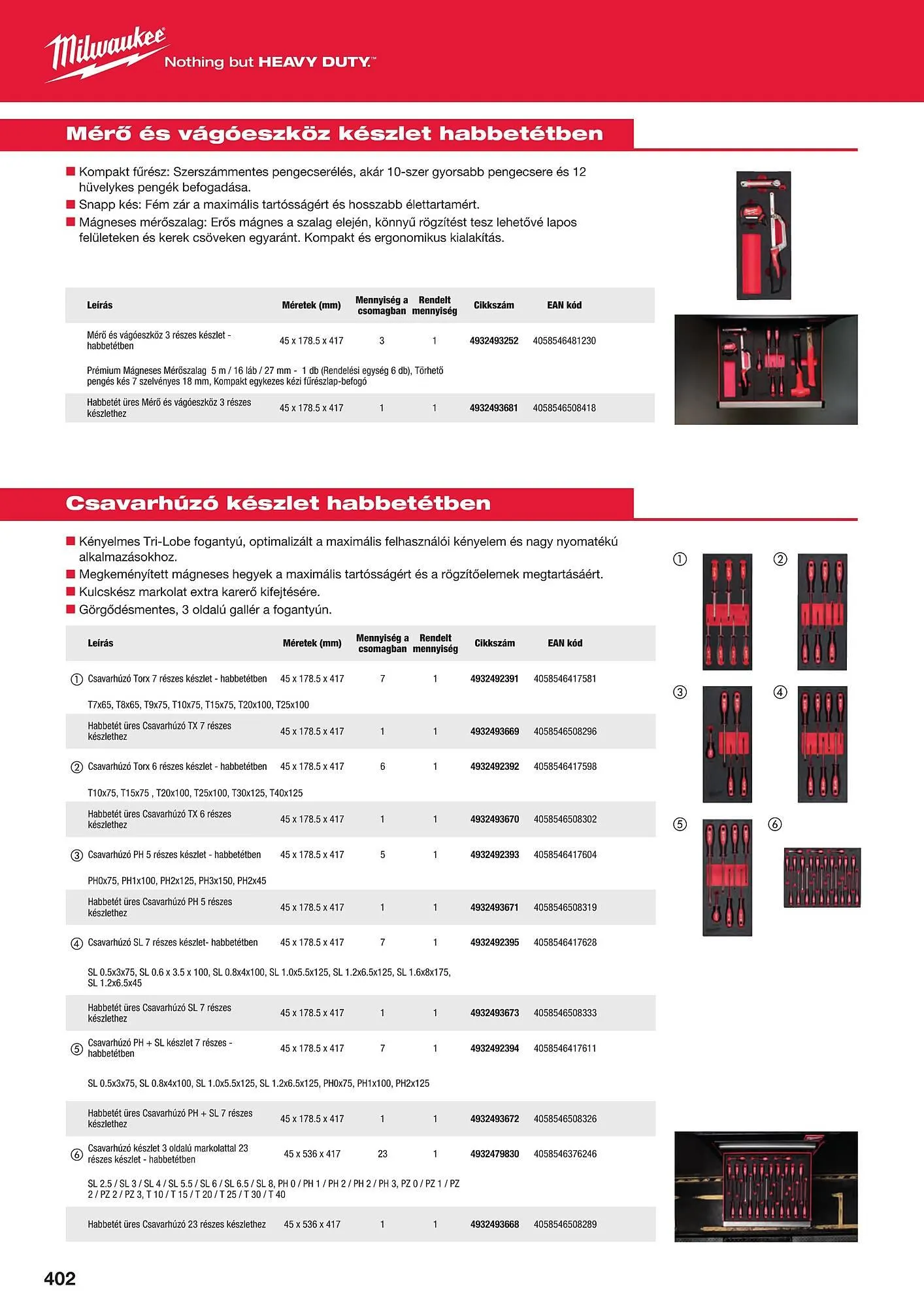 Katalógus Milwaukee akciós újság szeptember 16.-tól december 31.-ig 2025. - Oldal 402