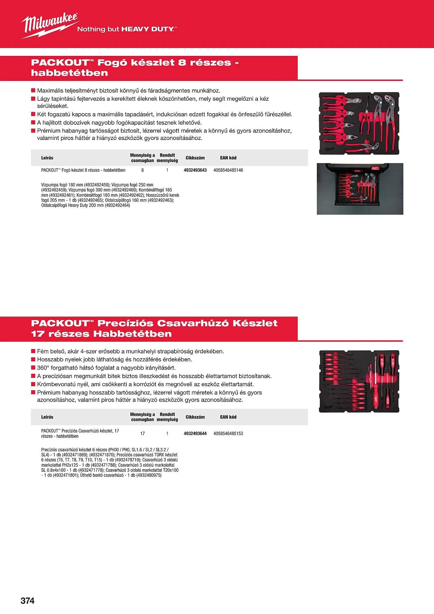 Katalógus Milwaukee akciós újság szeptember 16.-tól december 31.-ig 2025. - Oldal 374