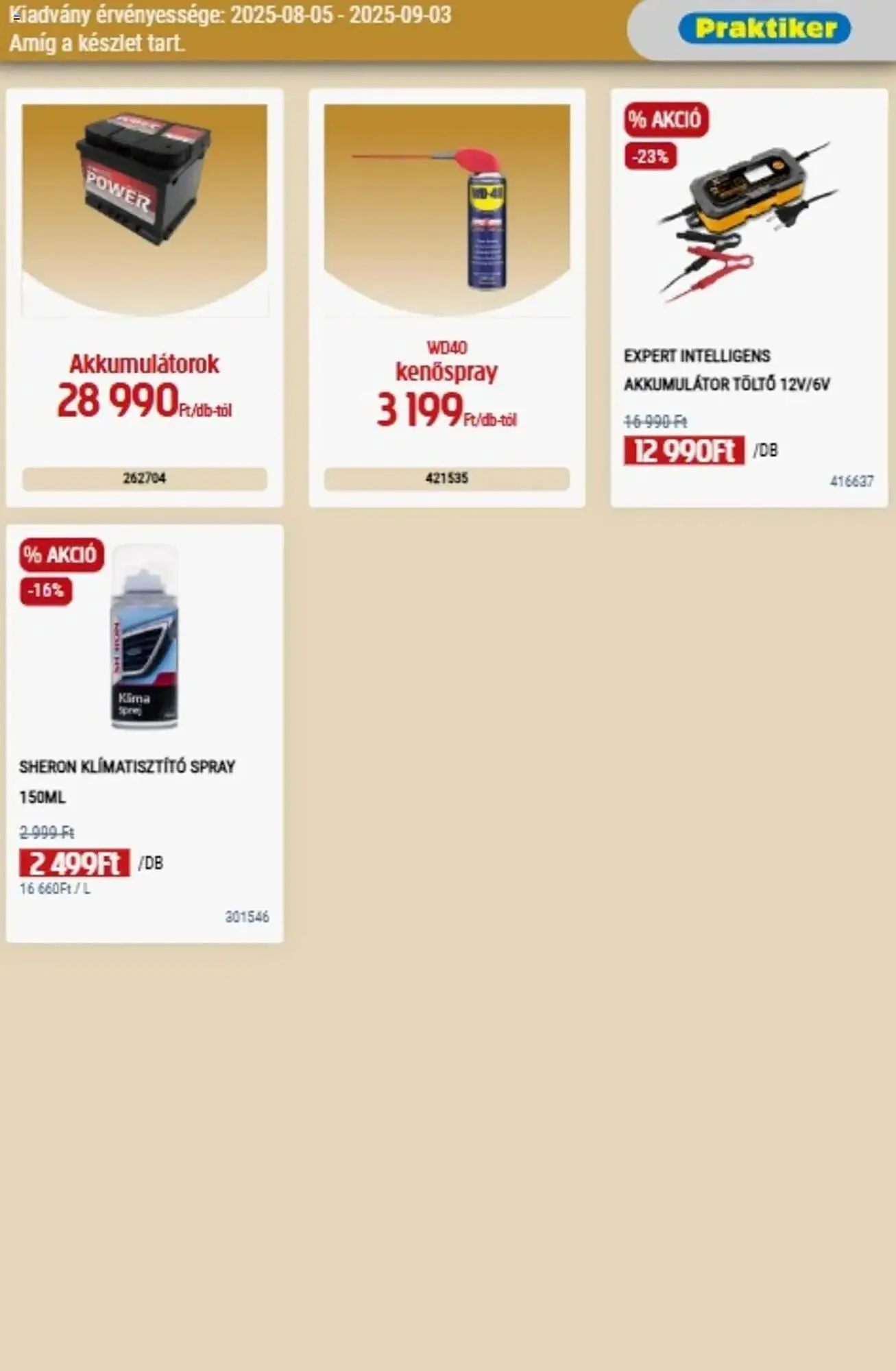 Katalógus Praktiker akciós újság augusztus 5.-tól szeptember 3.-ig 2025. - Oldal 39